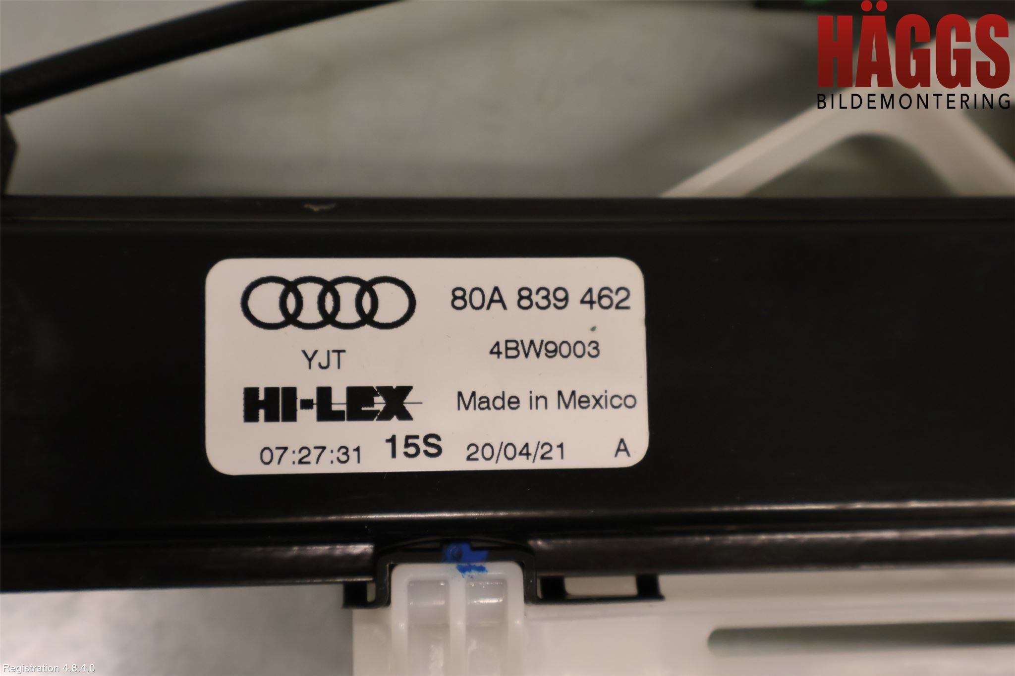 Audi Q5/SQ5 17- Fönsterhissmekanism