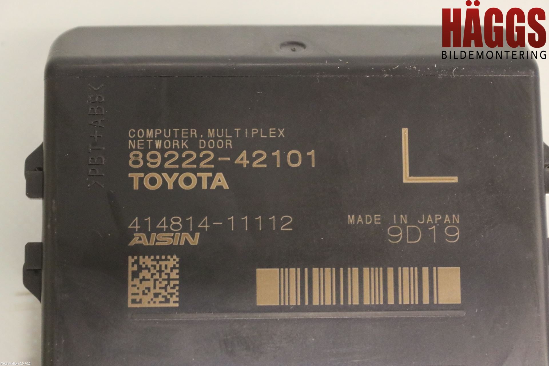 Toyota RAV4 19- Styrenhet Baklucka