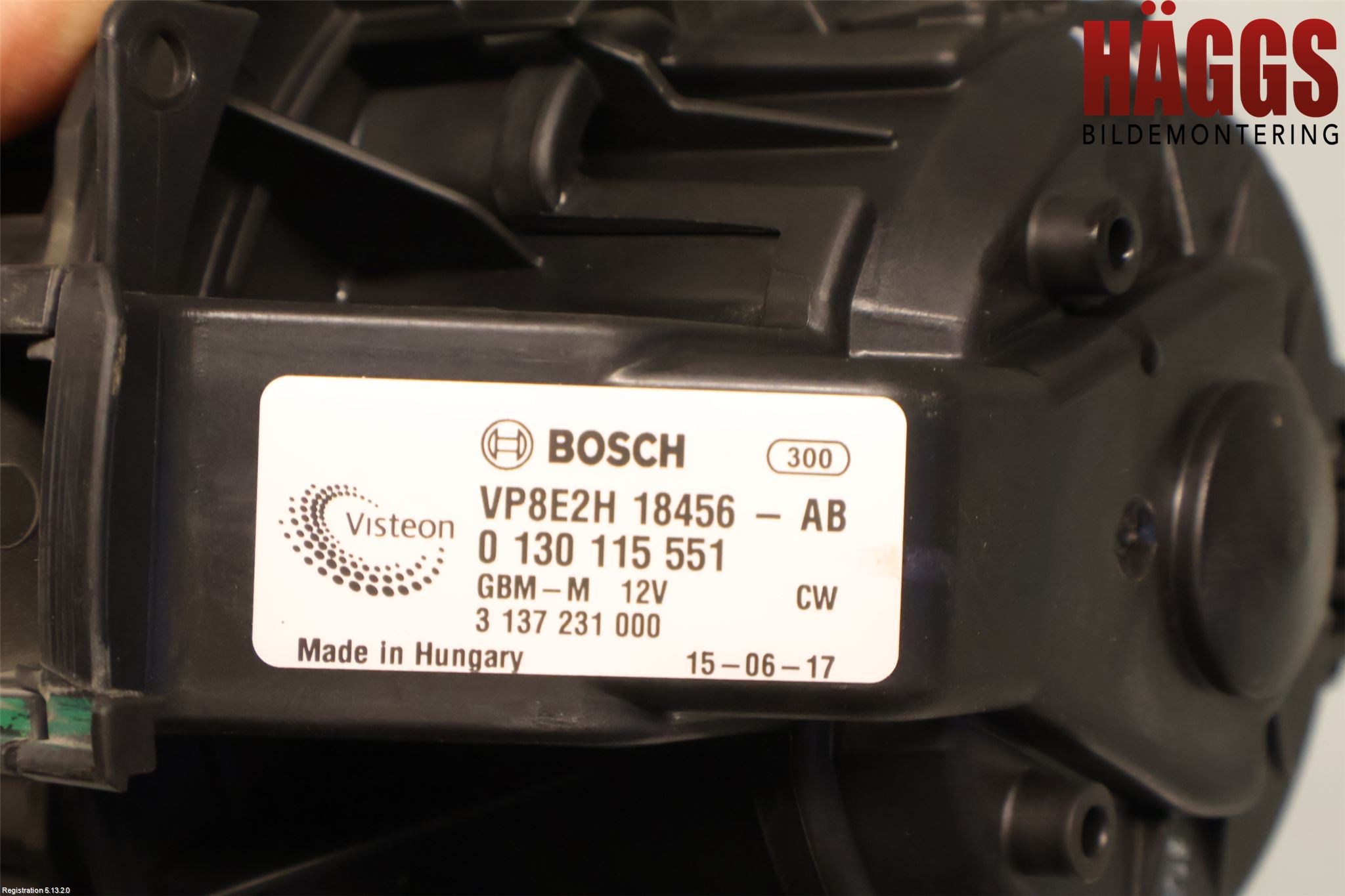 Ford FIESTA 13-17 Ac Värmefläkt