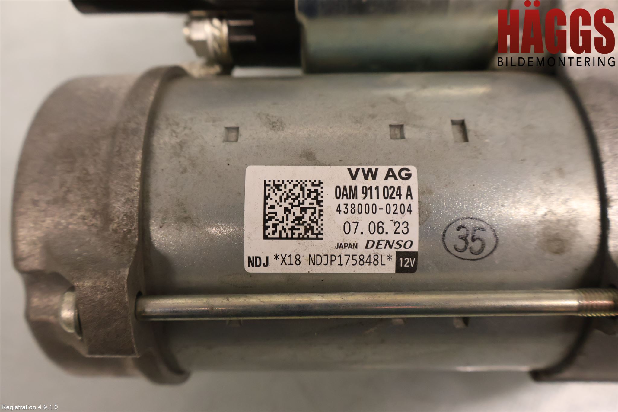 Skoda FABIA 22- Startmotor