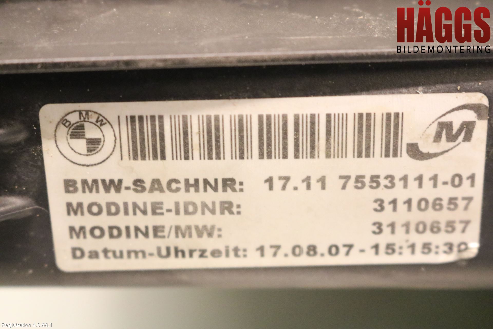 BMW 3 E90/91 SED/TOU 05-12 Kylare Man