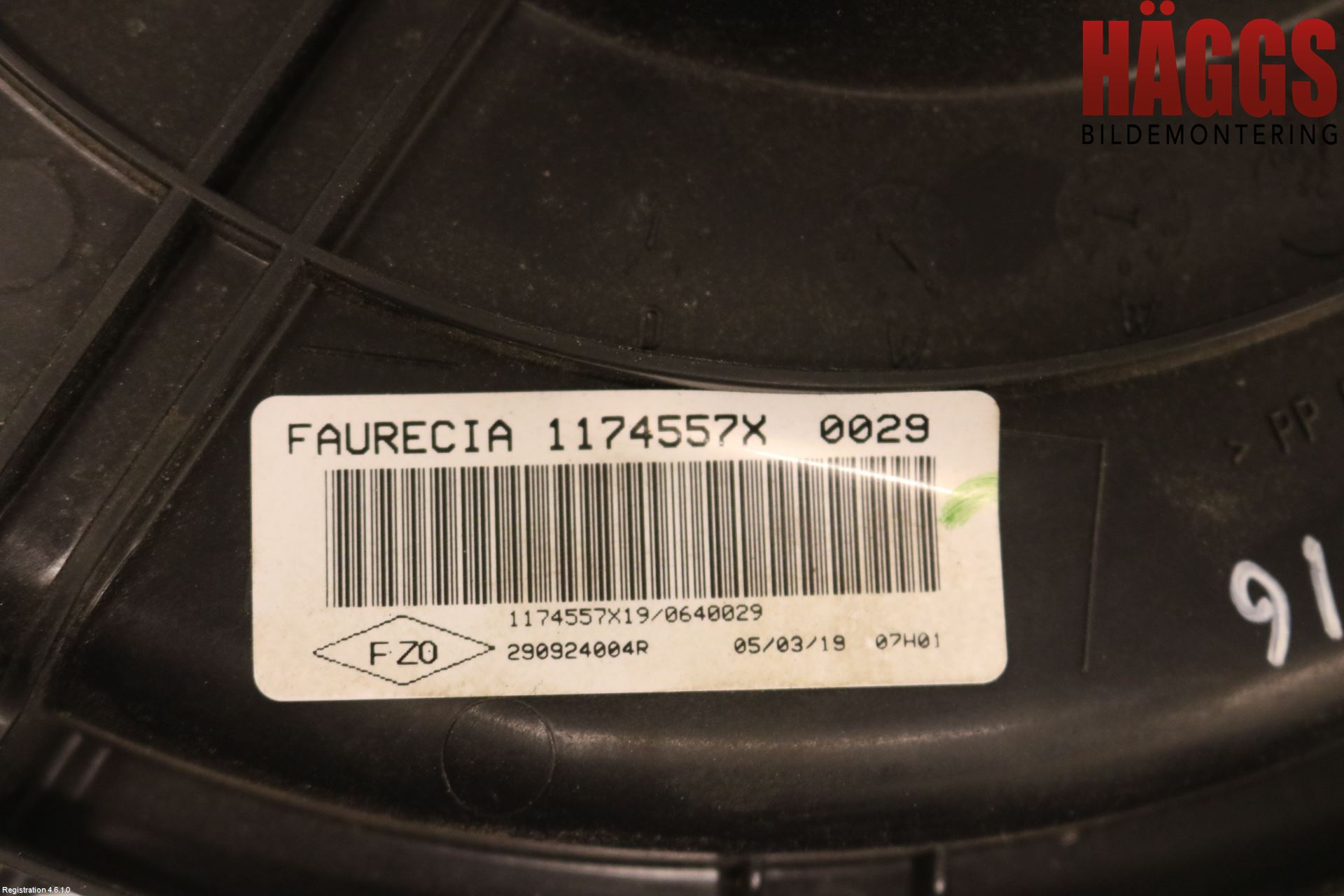 Renault ZOE/E-TECH 13- Kylfläkt El