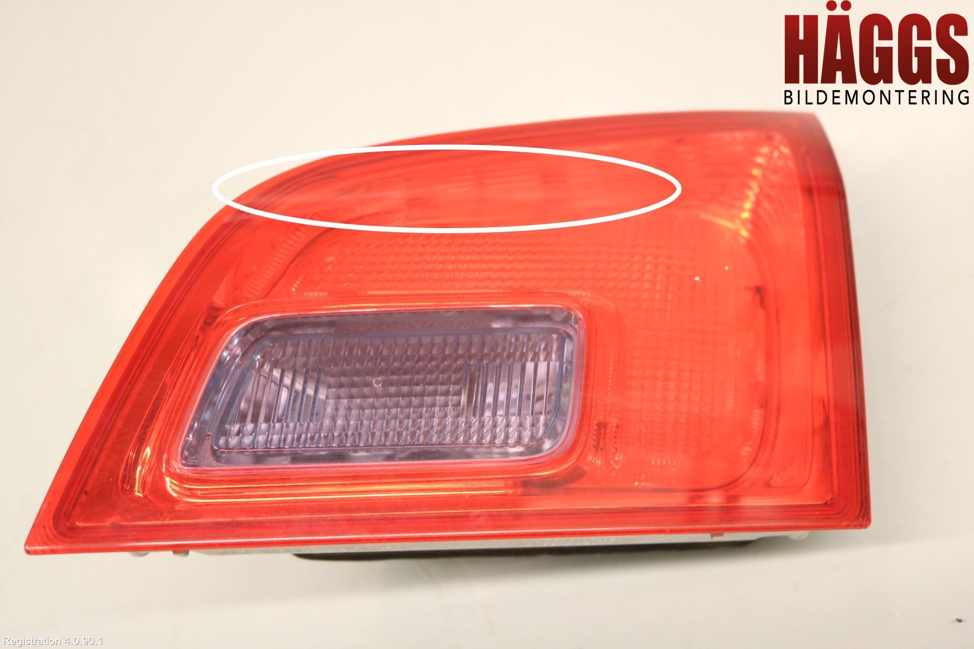 Opel ASTRA J 10-15 Bakljus Lucka Hö