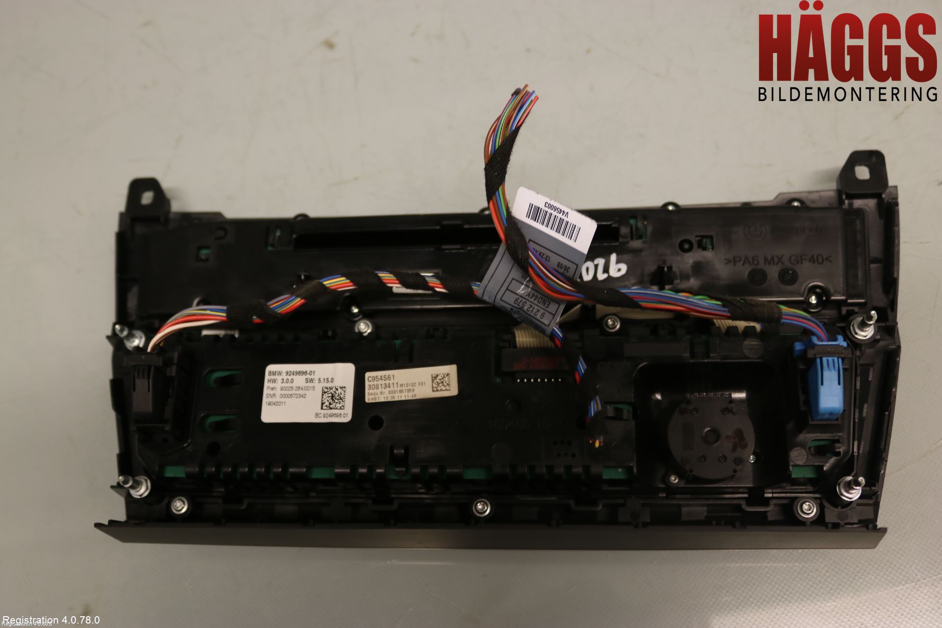BMW 5 F10/F11/F18 09-17 Ac Styrenhet Ac Manöveren