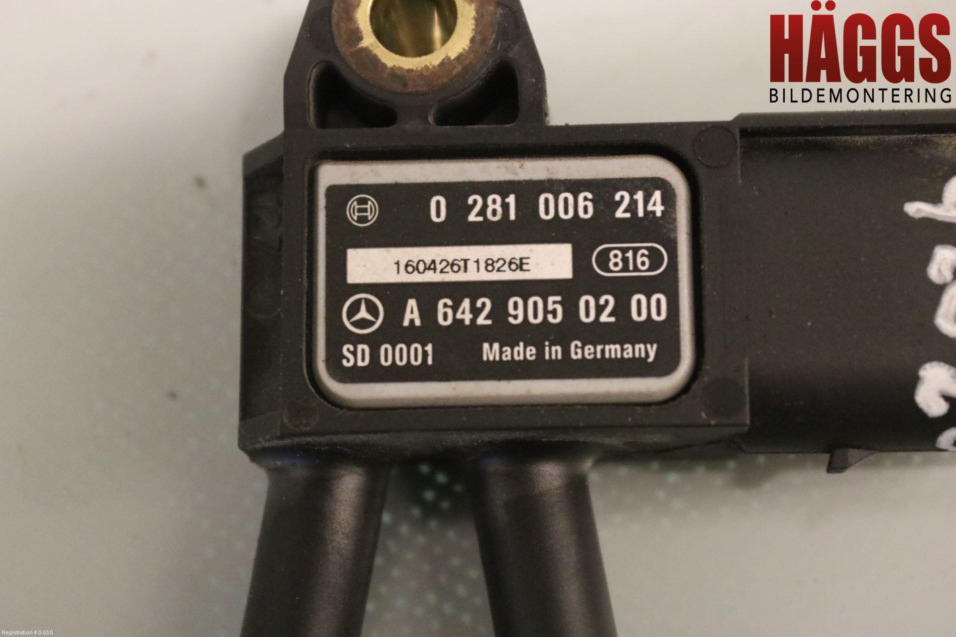 Mercedes-Benz MB SPRINTER (W906) 06-18 Givare Temp-Tryck Avgas