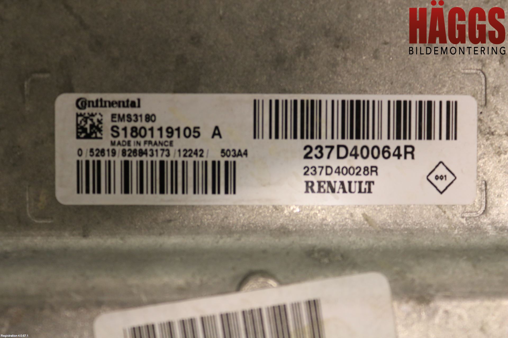 Renault KANGOO II 08-14 Styrenhet Inspump Diesel