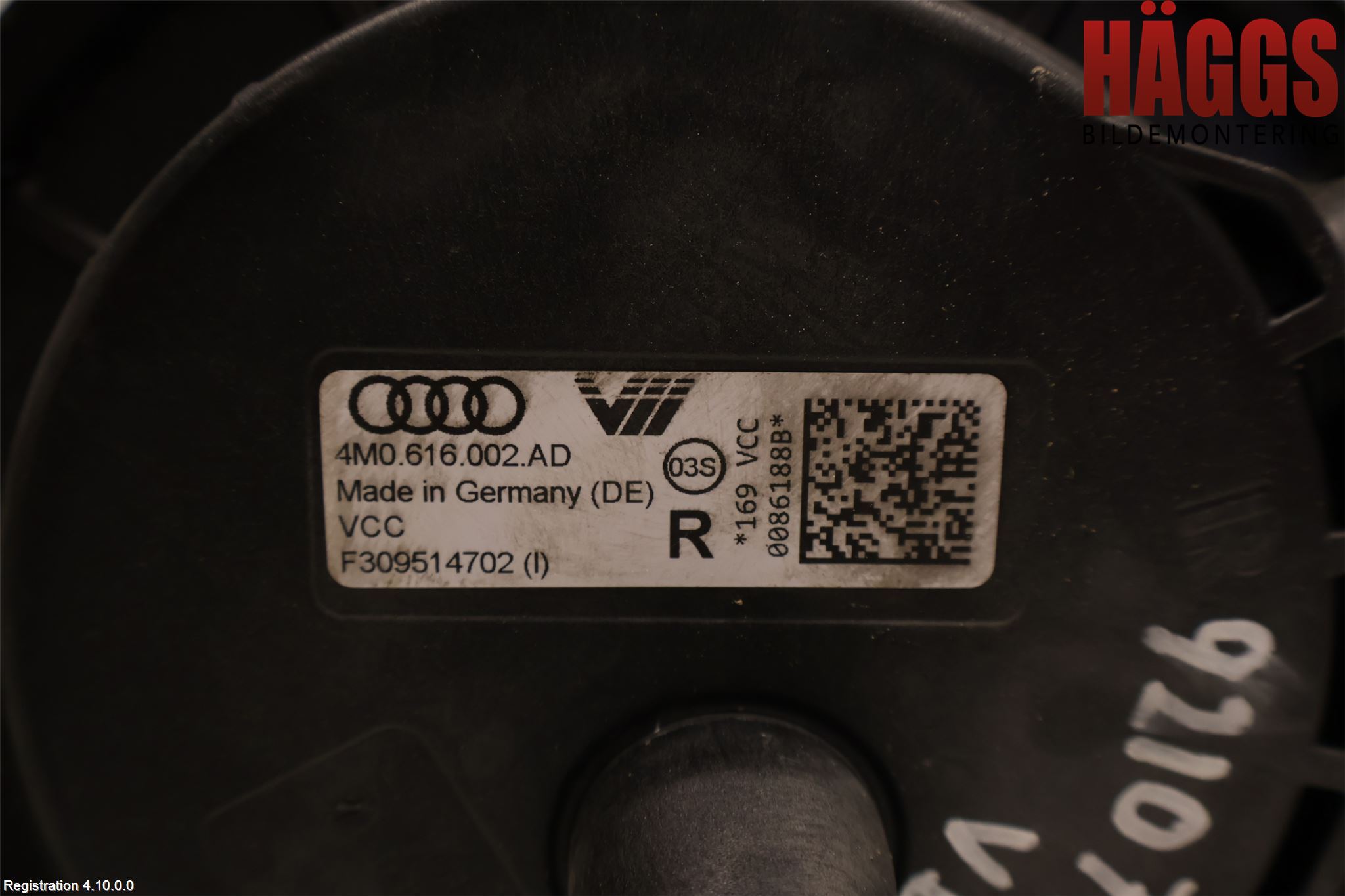 Audi Q7/SQ7 Nivå-Luftfjädring Bälg