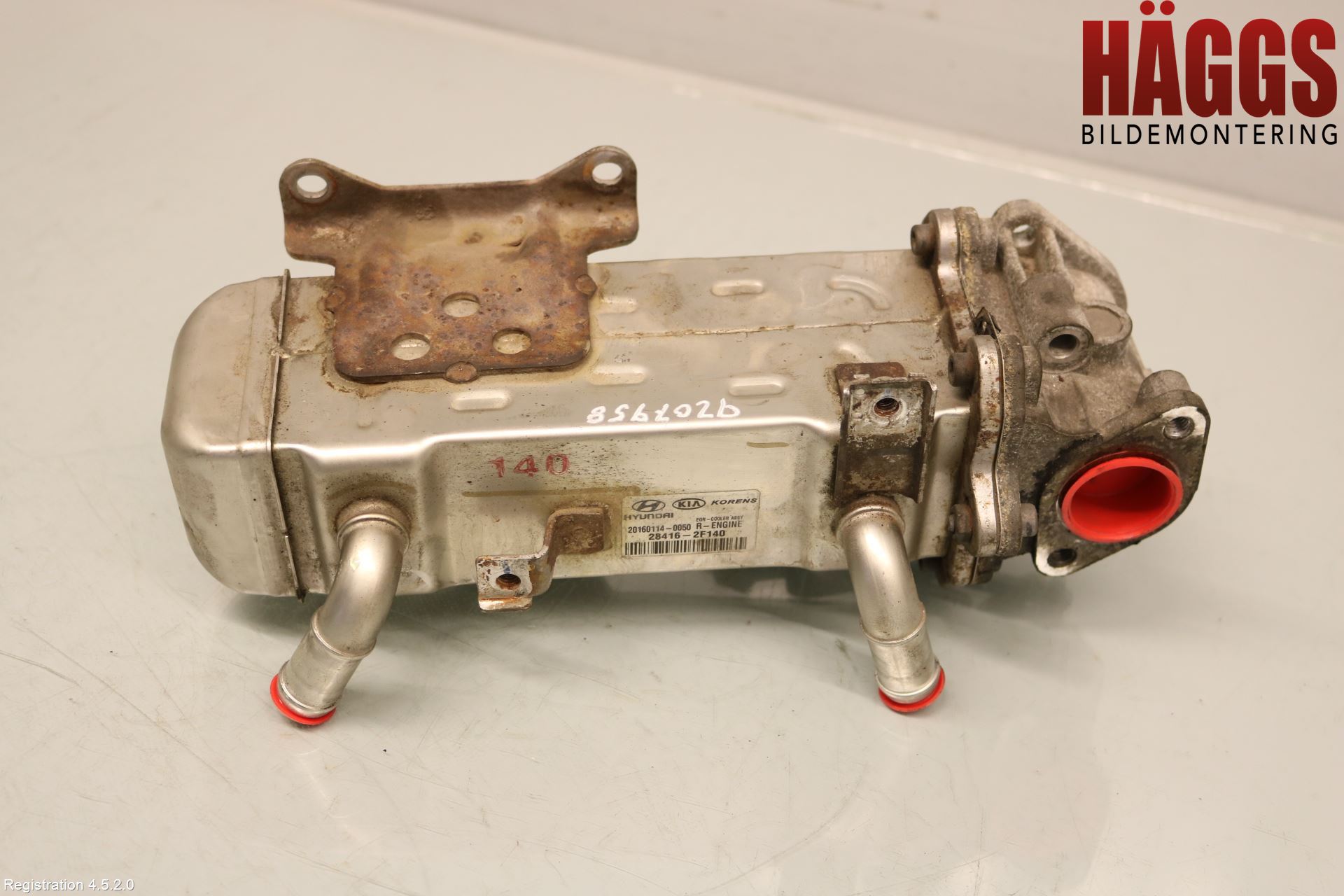 Kia SORENTO 15-20 Avgaskylare