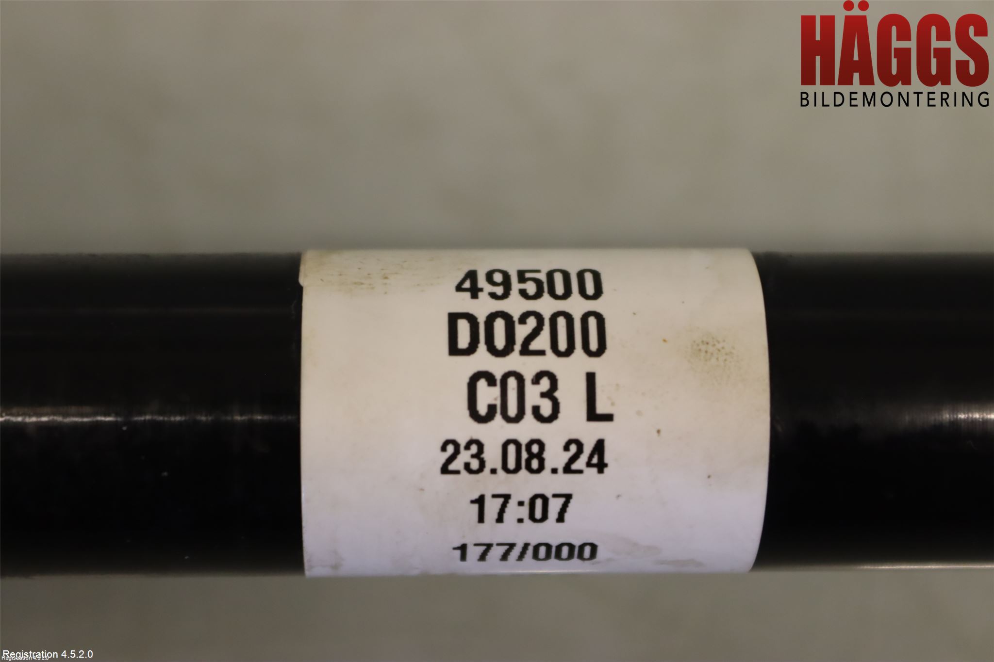 Kia EV9 24- Drivaxel Fram Vänster