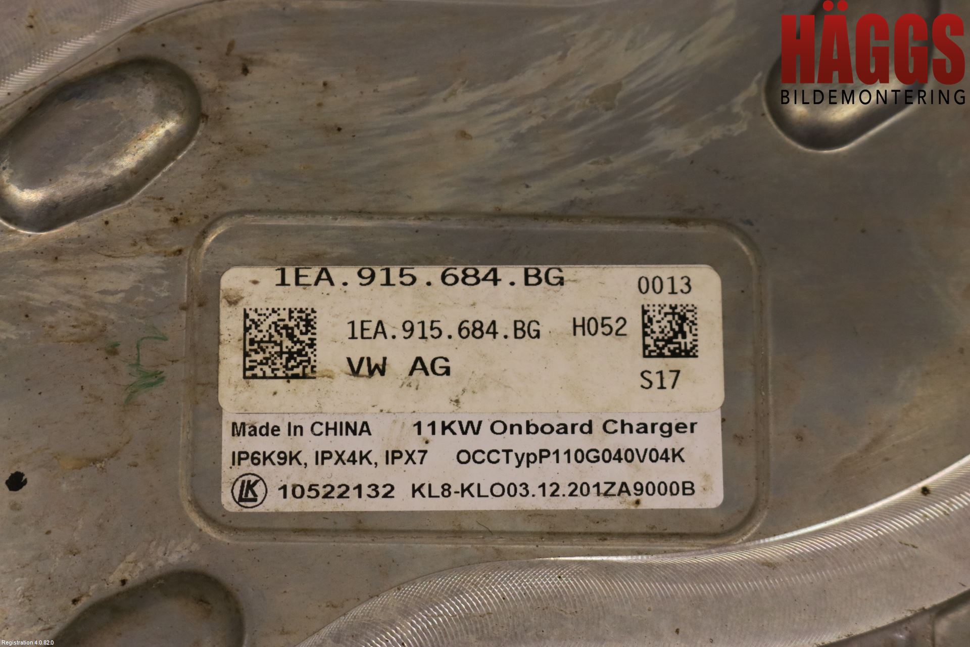 Volkswagen VW ID.4 21- Batteriladdare Högspänning