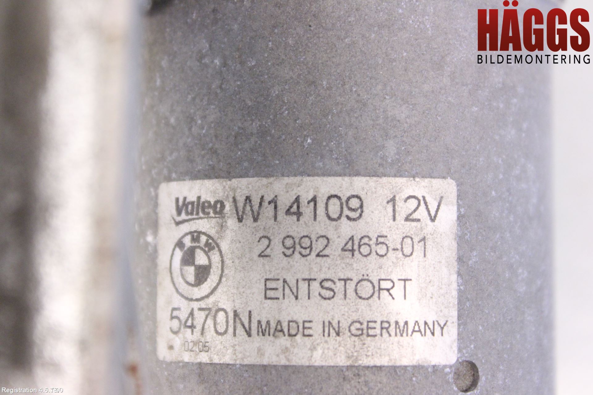 BMW X1 E84 10-15 Torkarmotor Vindruta