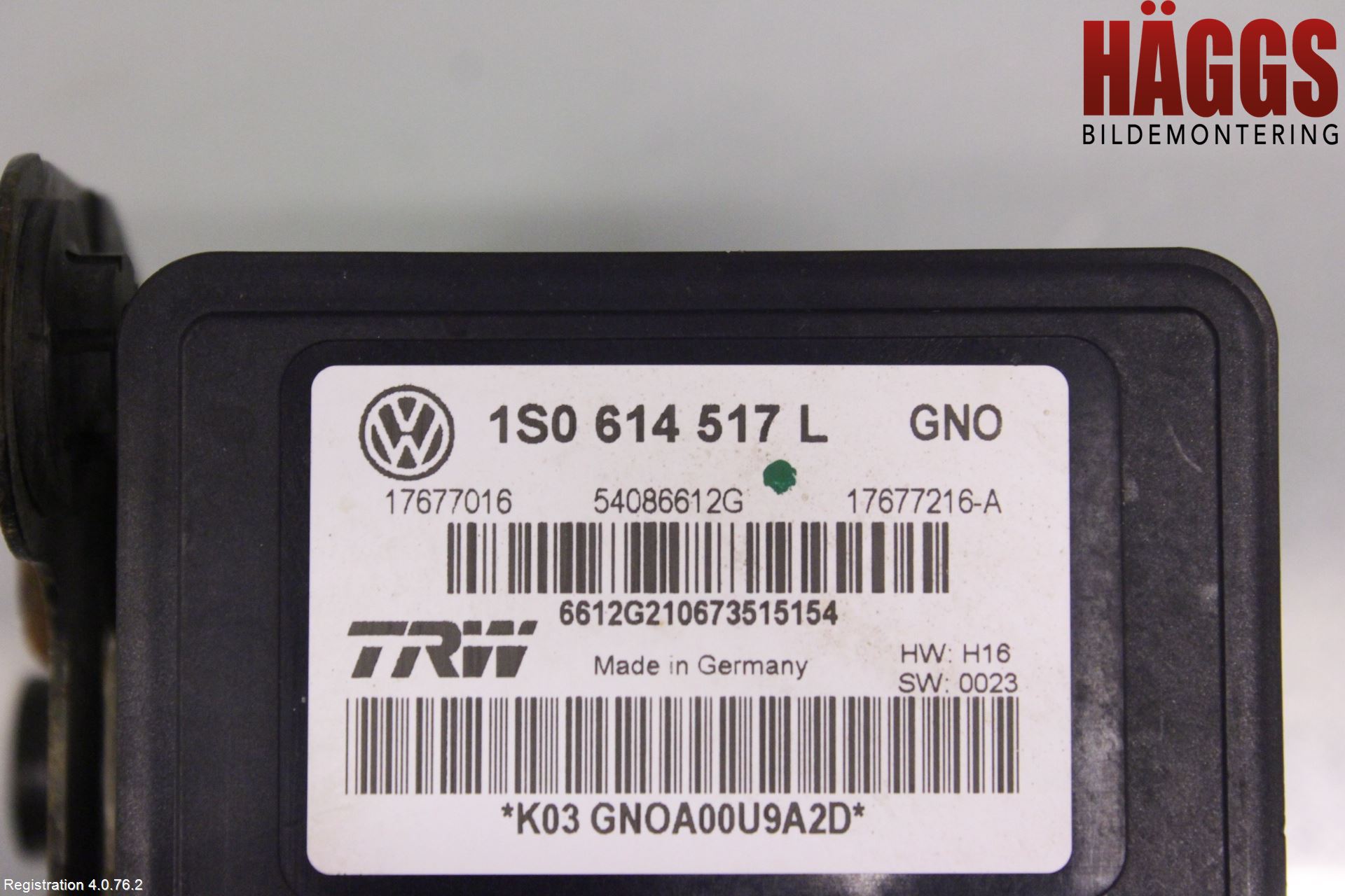 Volkswagen VW UP! / E-UP! Abs Hydraulaggregat