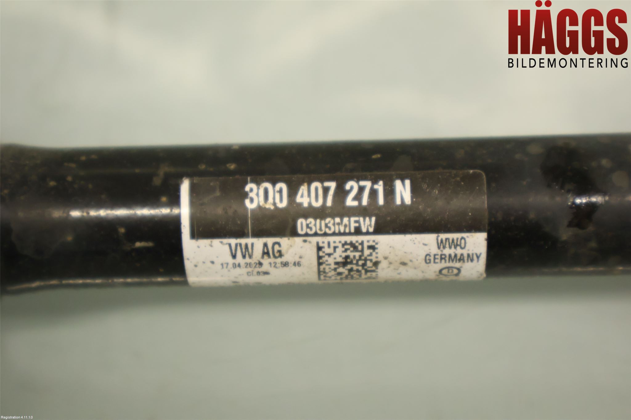 Volkswagen VW CADDY 21- Drivaxel Fram Vänster