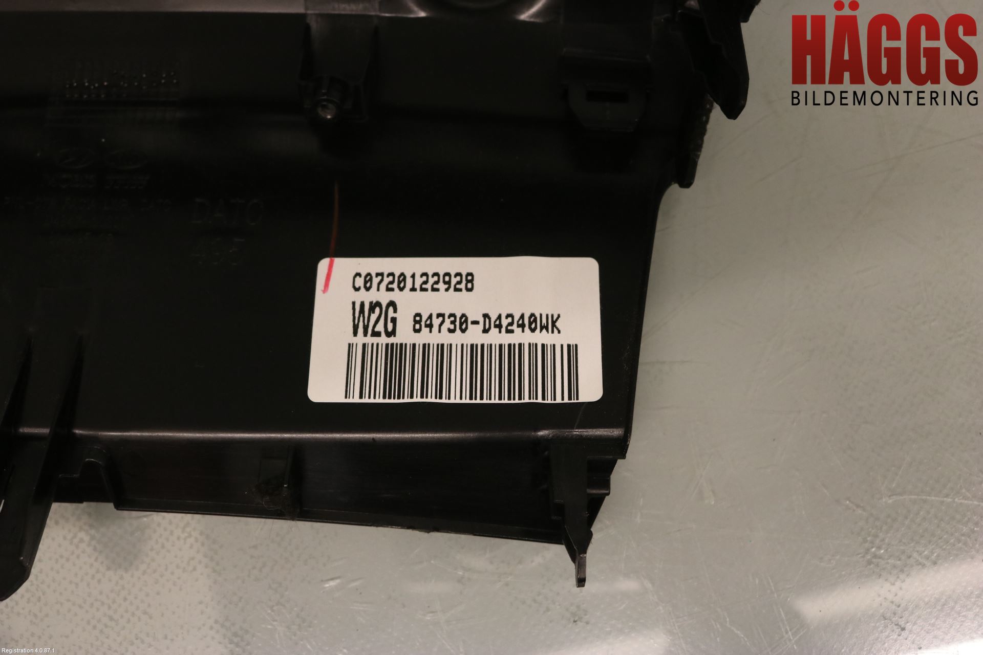 Kia OPTIMA 16-20 Instrument-Radio Sarg