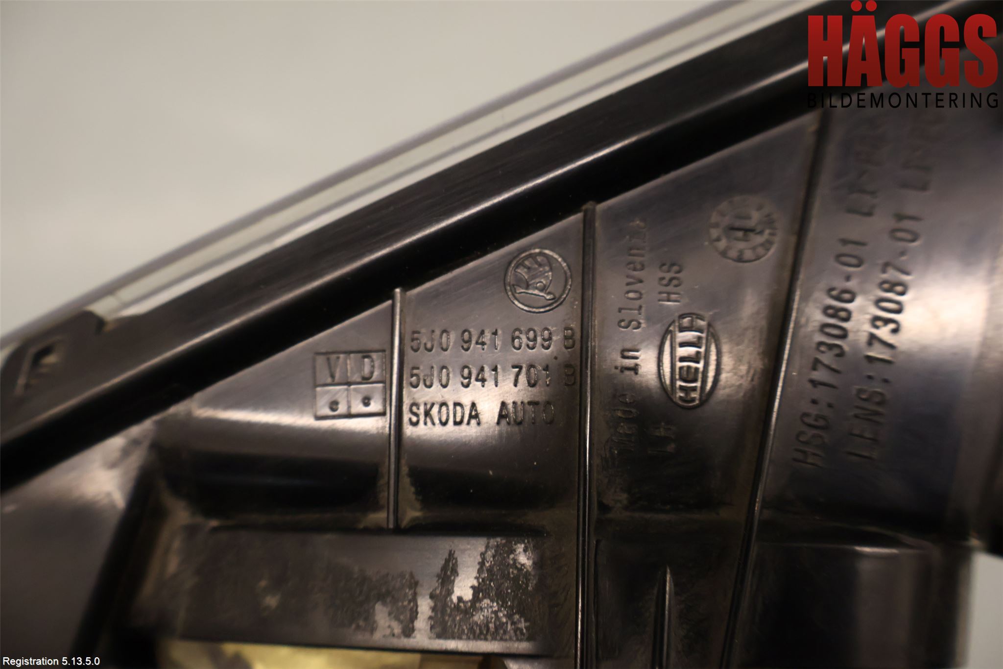Skoda FABIA 07-14 Dimljus-Varselljus Fram