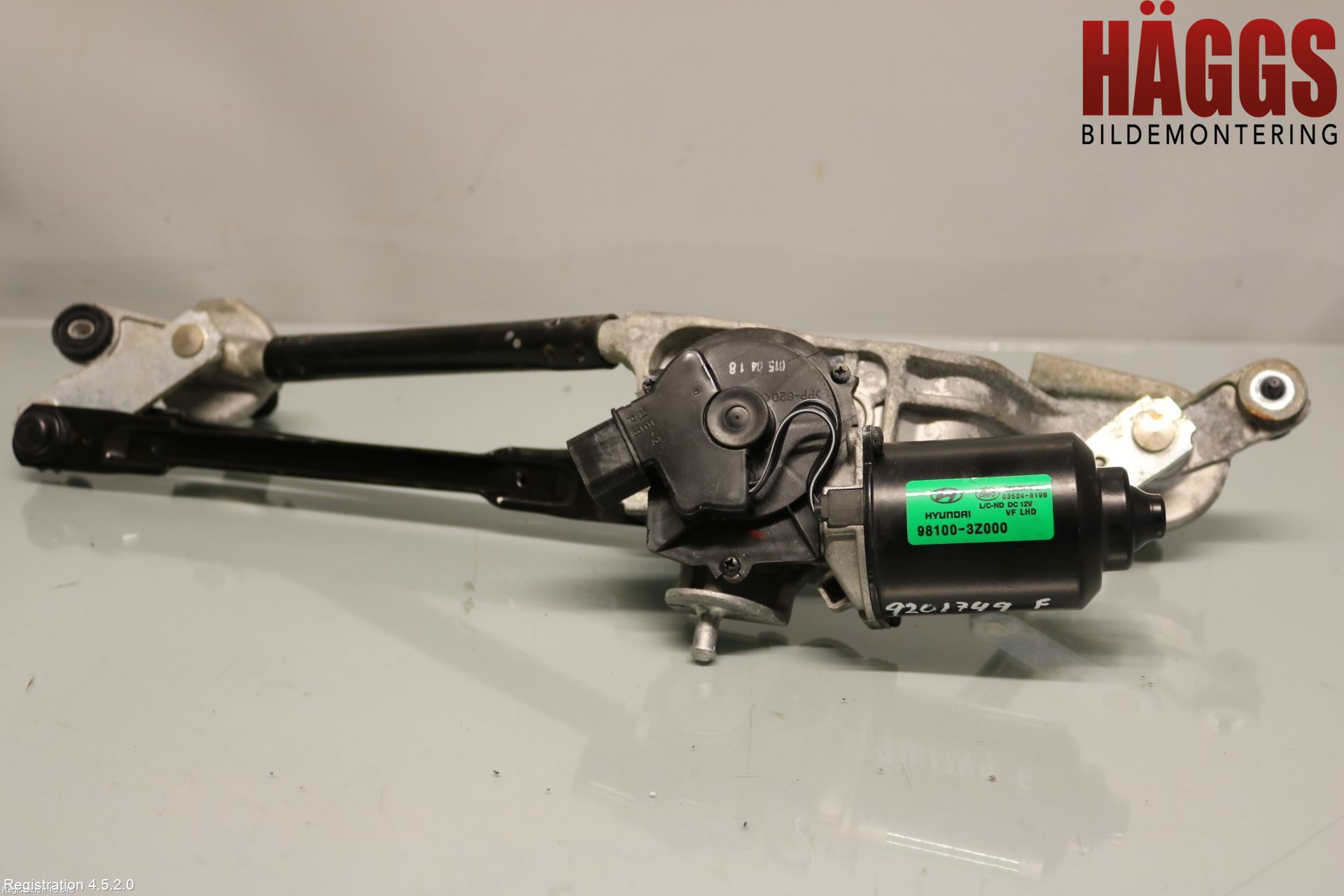 Hyundai i40 16-18 Torkarmotor Vindruta