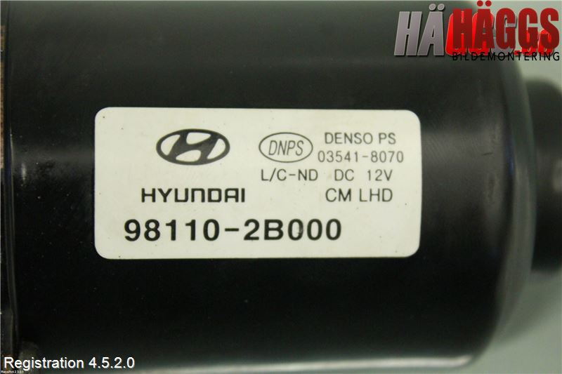 Hyundai SANTA FE  06-12 Torkarmotor Vindruta