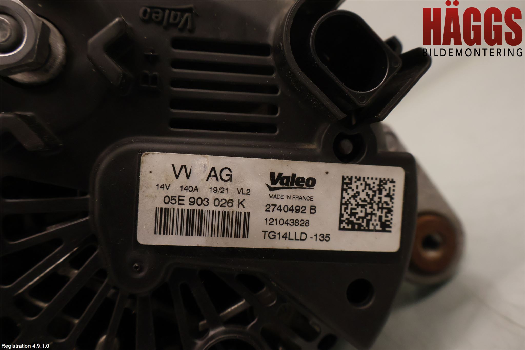 Skoda FABIA 15-21 Generator