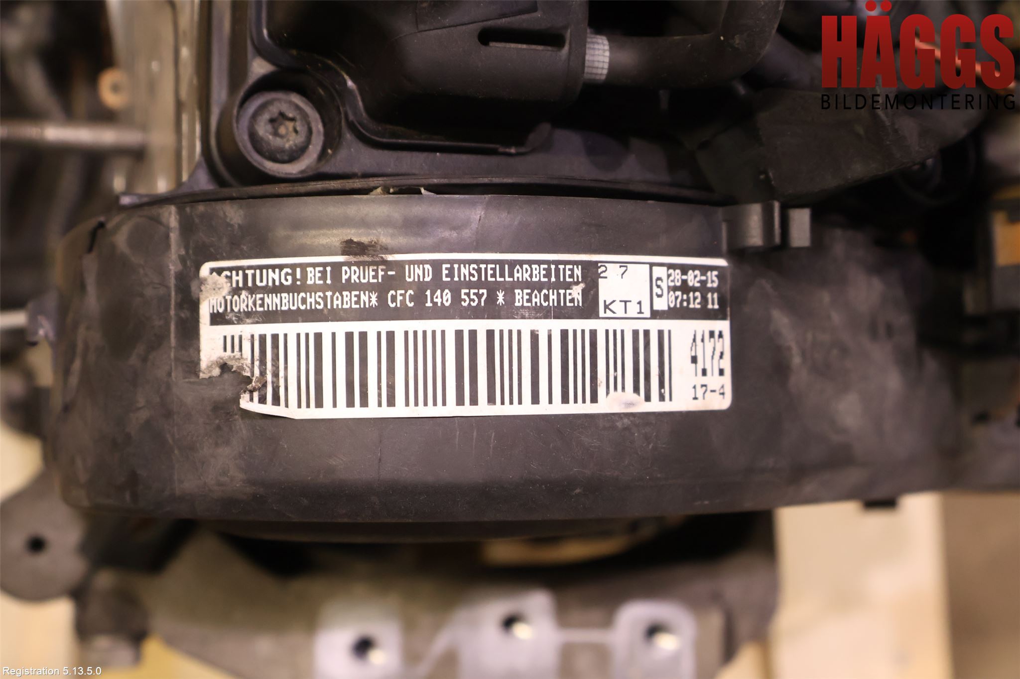 Volkswagen VW TRANSP/CARAVELLE (T5) 04-15 Motor Diesel