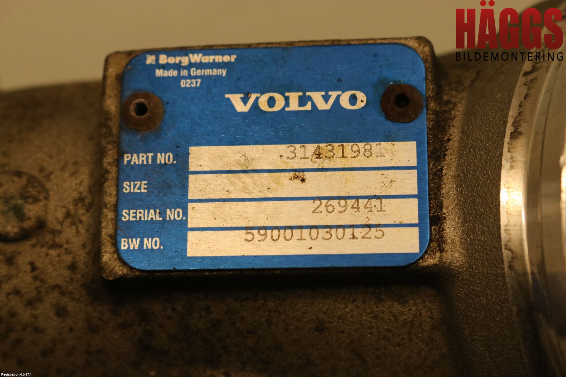 Volvo V90 17->> Laddluft-Intercoolerrör