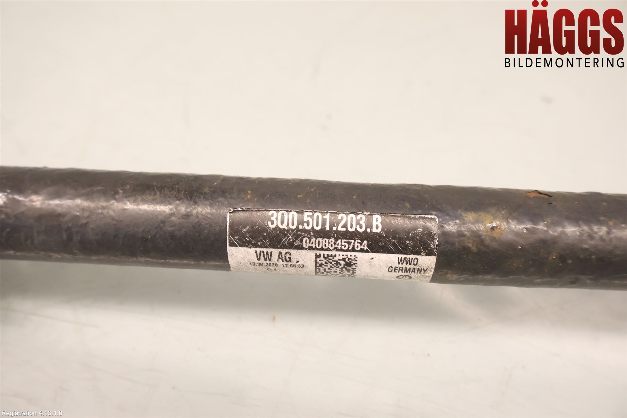 Volkswagen VW TIGUAN 16-24 Drivaxel Bak Vänster