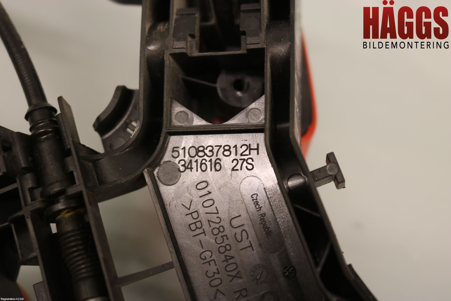 Volkswagen VW PASSAT 15-19 Dörrhandtag Yttre Hö