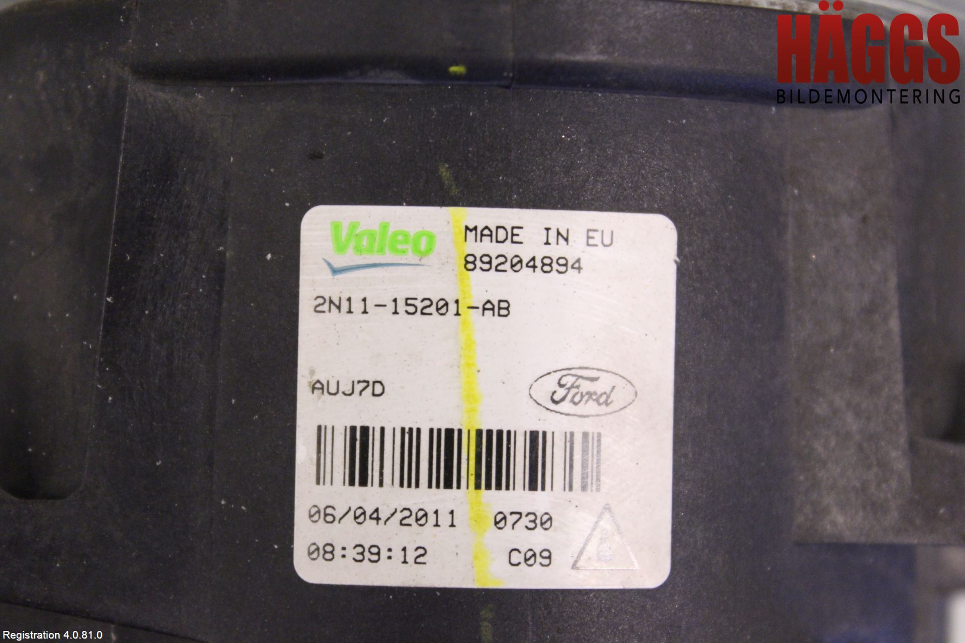 Ford FOCUS 11-14 Dimljus-Varselljus Fram