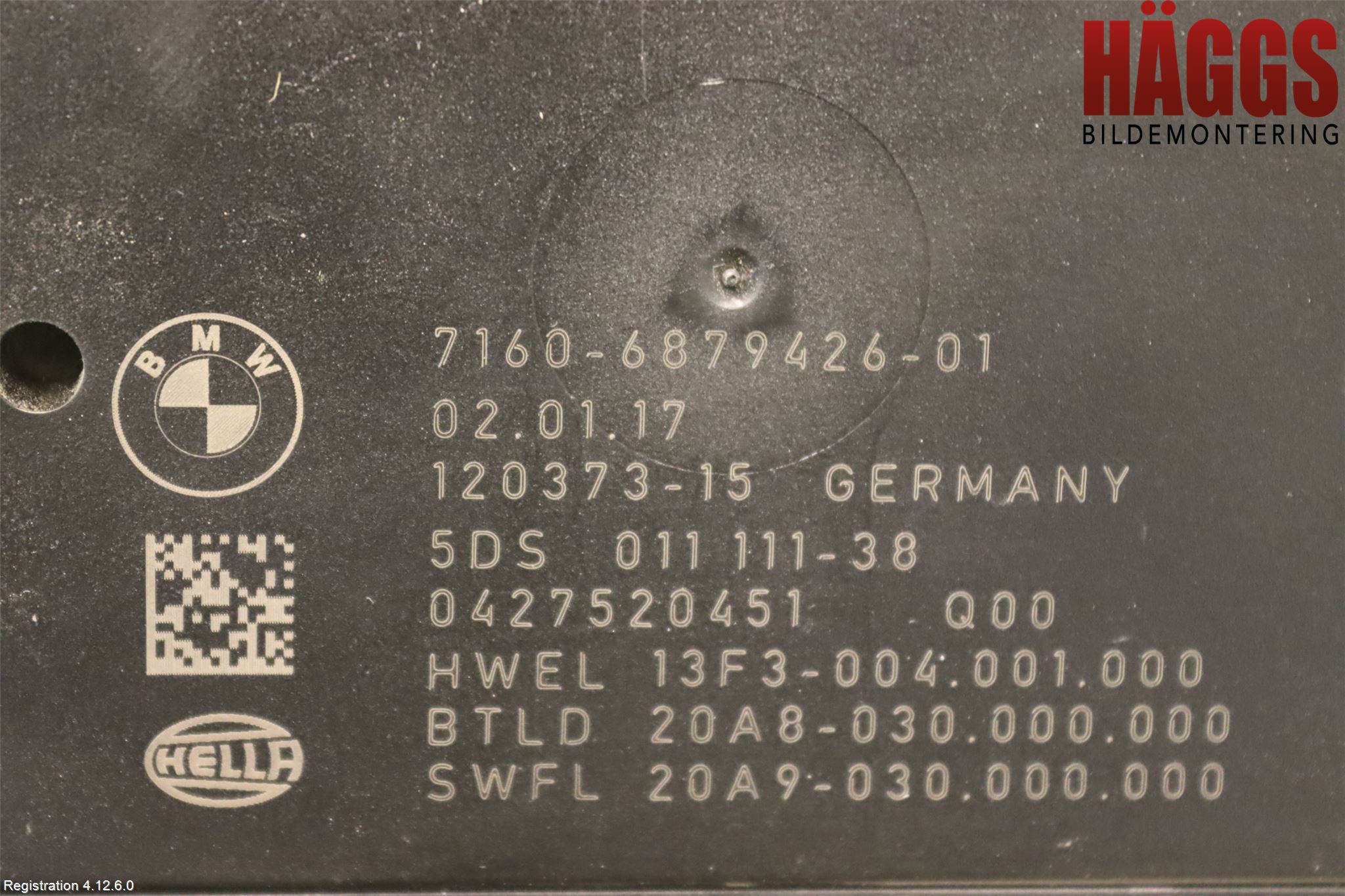 BMW 3 F30/F31/F80 12-19 Styrenhet Dragkrok