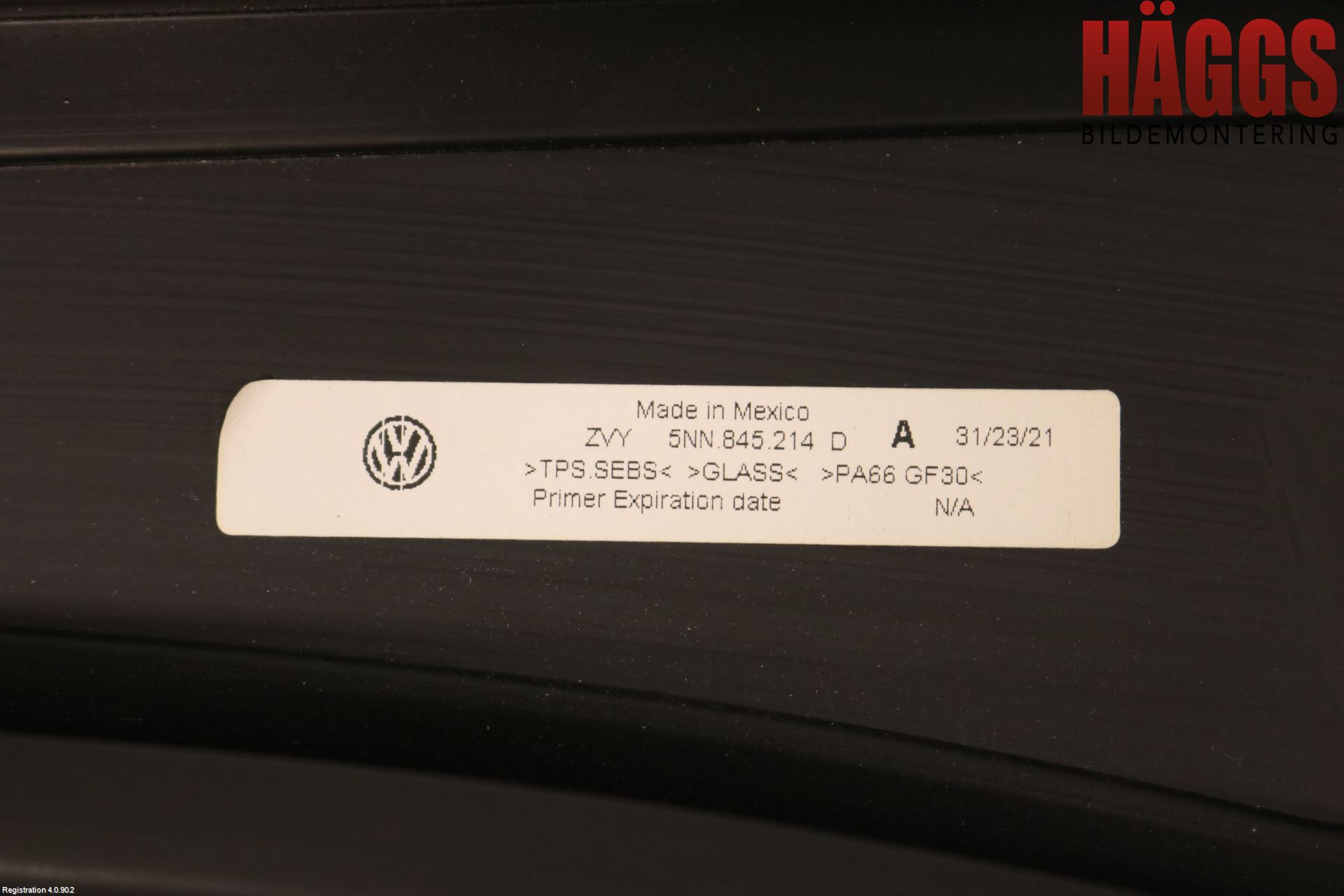 Volkswagen VW TIGUAN 16-24 Dörruta Bak Lilla Hö