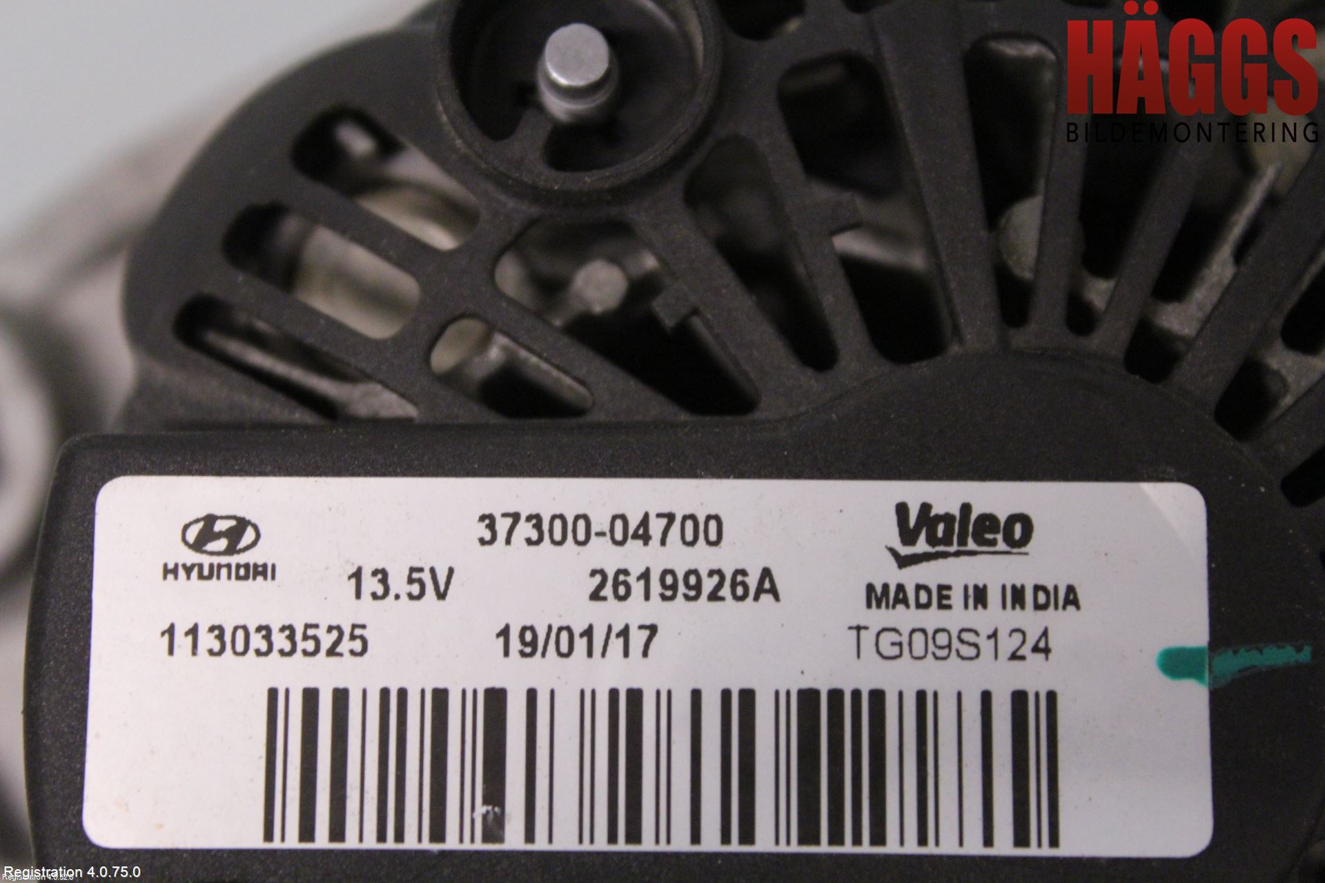 Hyundai i10 BA 14-16 Generator