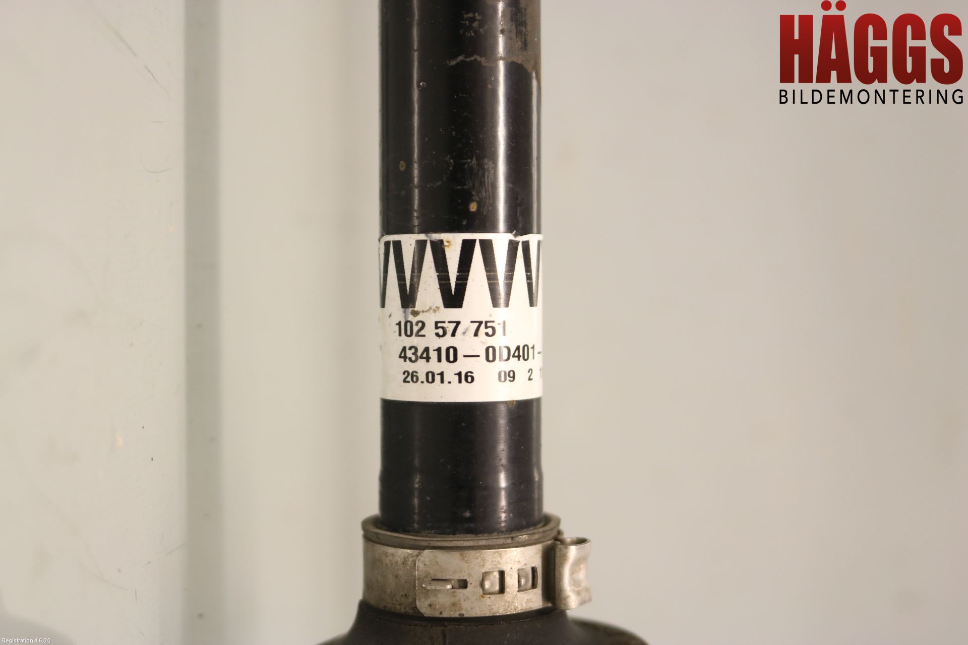 Toyota YARIS XP130 15-20 Drivaxel Fram Höger