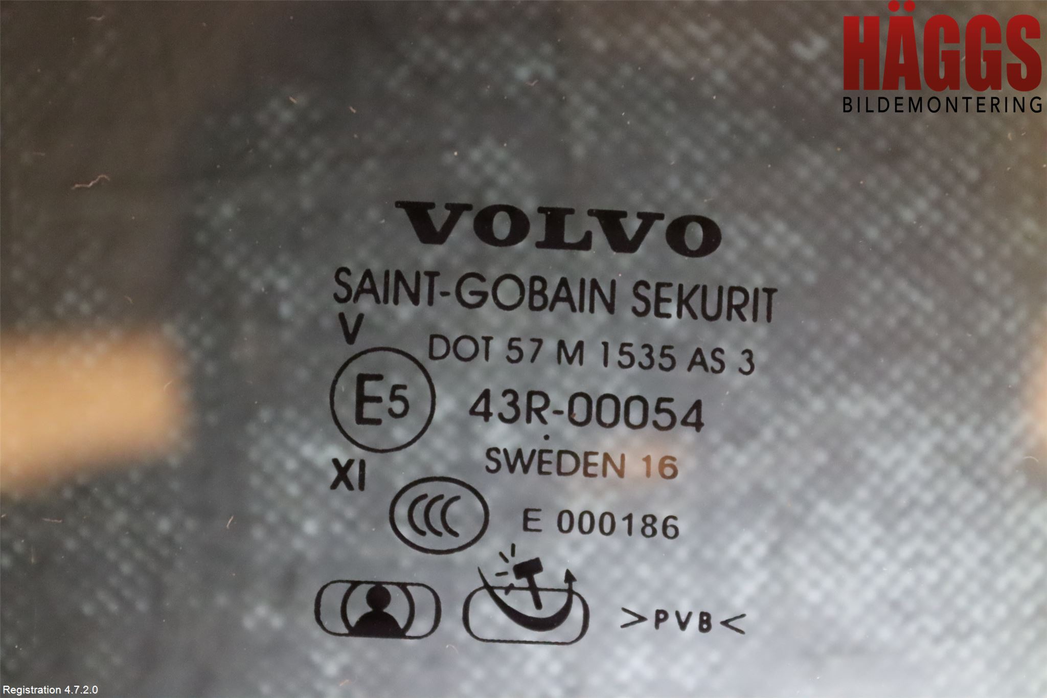 Volvo XC60 14-17 Dörruta Bak Höger