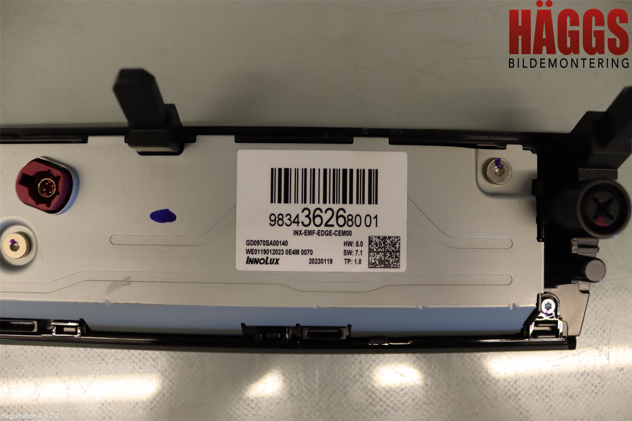 Peugeot 408 22- Multifunktionsdisplay