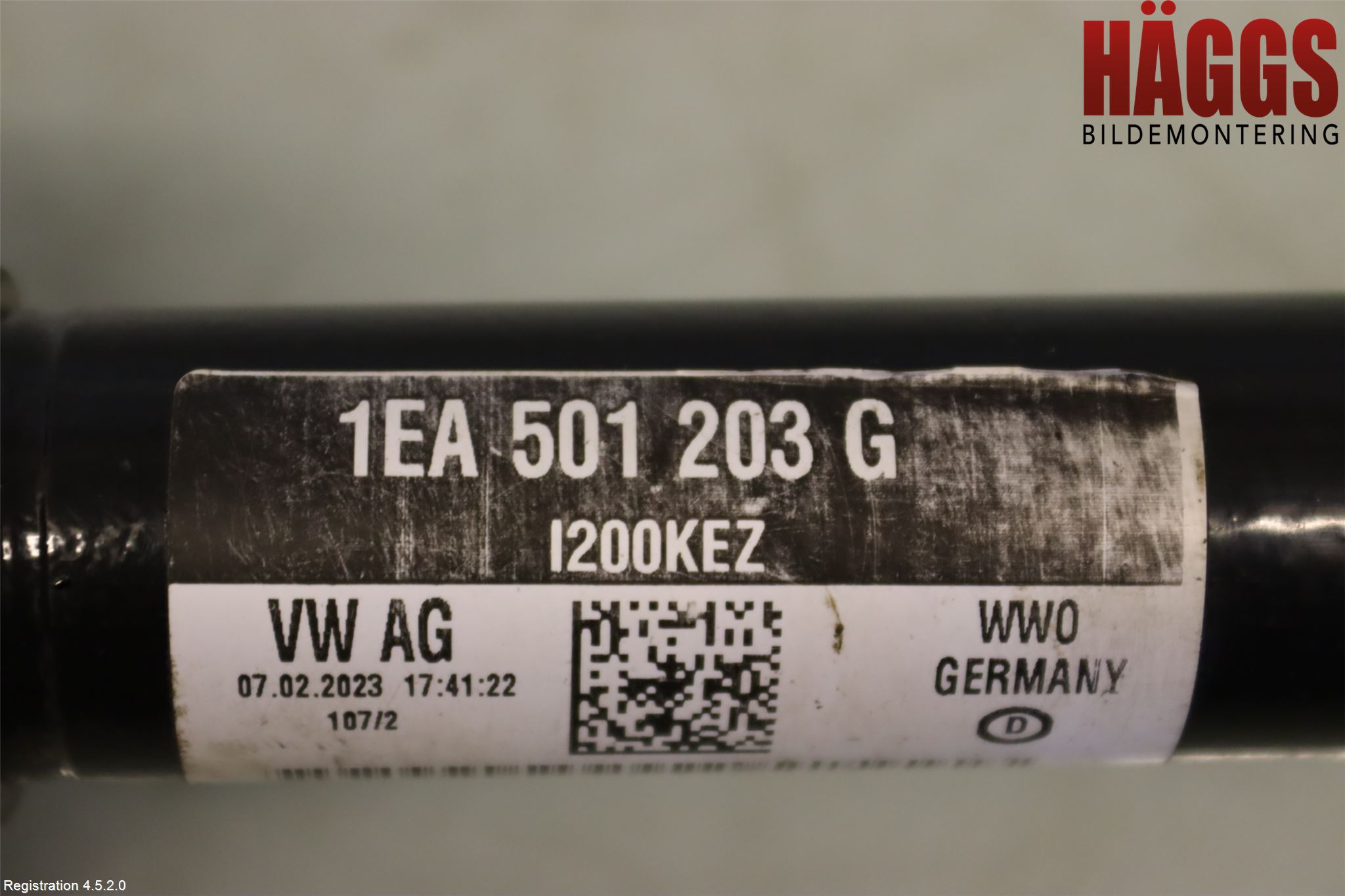 Volkswagen VW ID.3 21- Drivaxel Bak Vänster