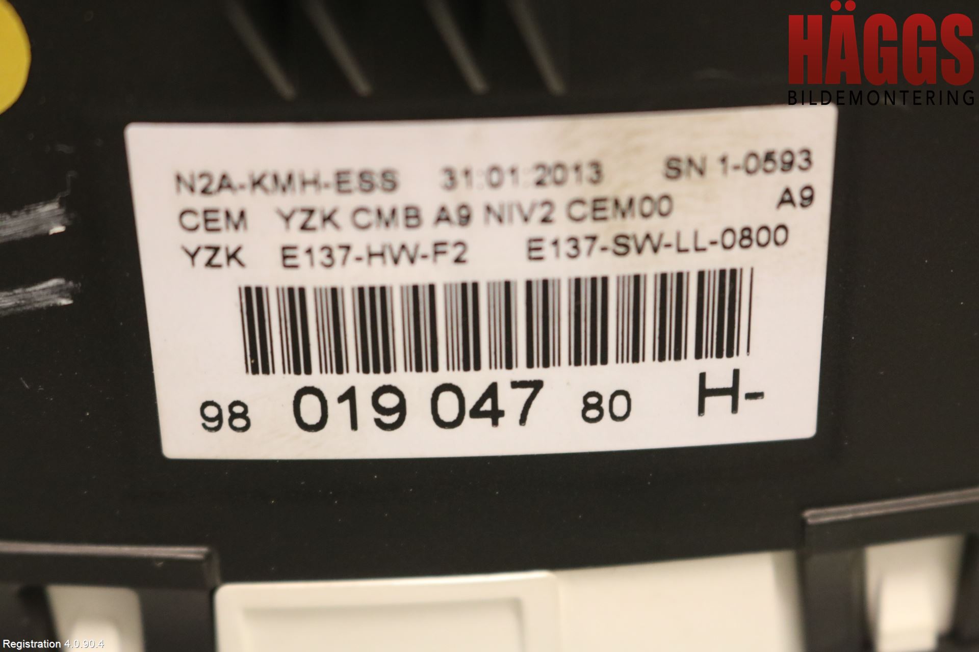Peugeot 208 12-15 Instrument Komb