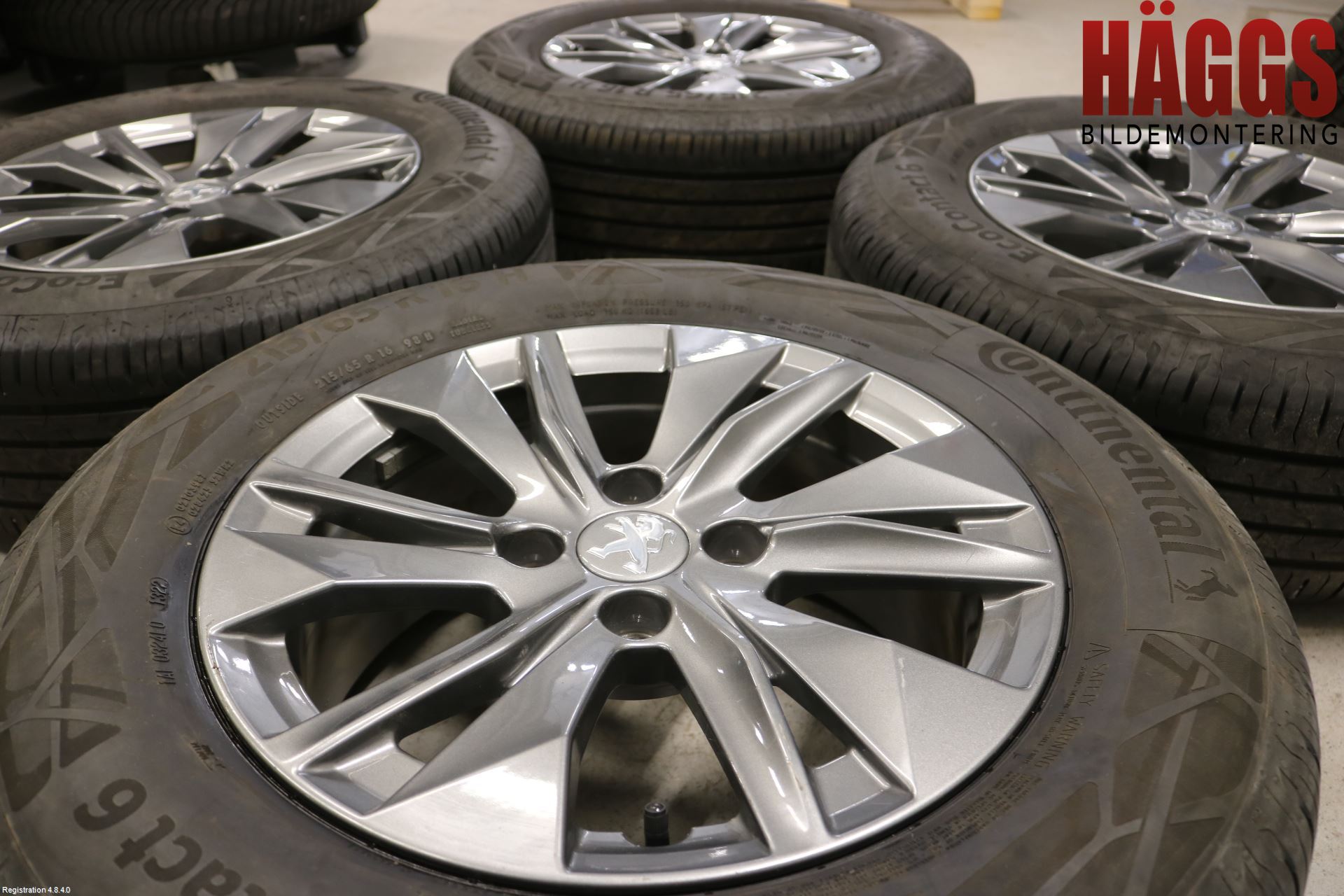 Peugeot 2008/E-2008 20- Sommardäck Alumfälg 4St