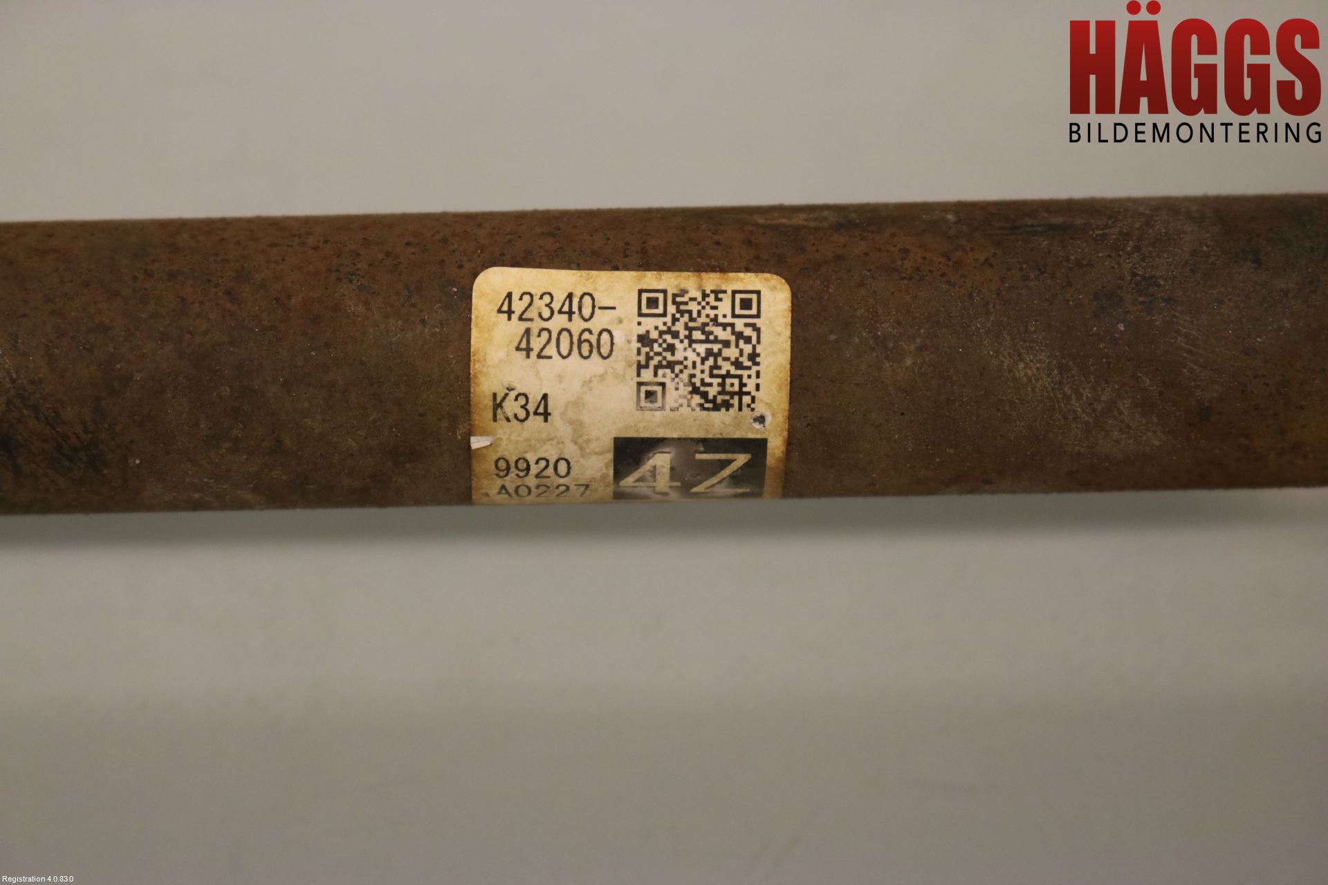 Toyota RAV4 19- Drivaxel Bak Vänster