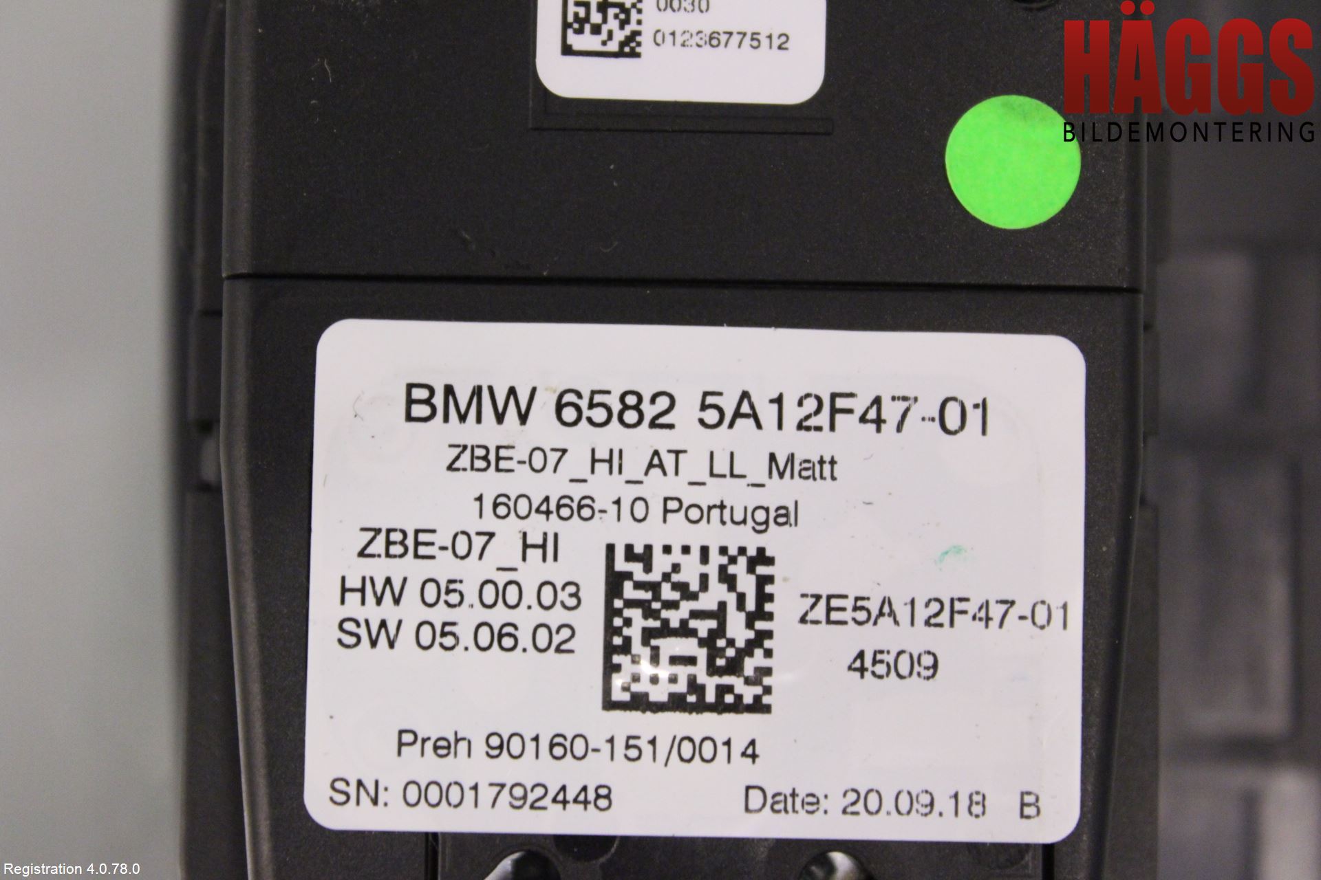 BMW 3 G20/G21/G80/G81 19- Strömställare Multifunktion