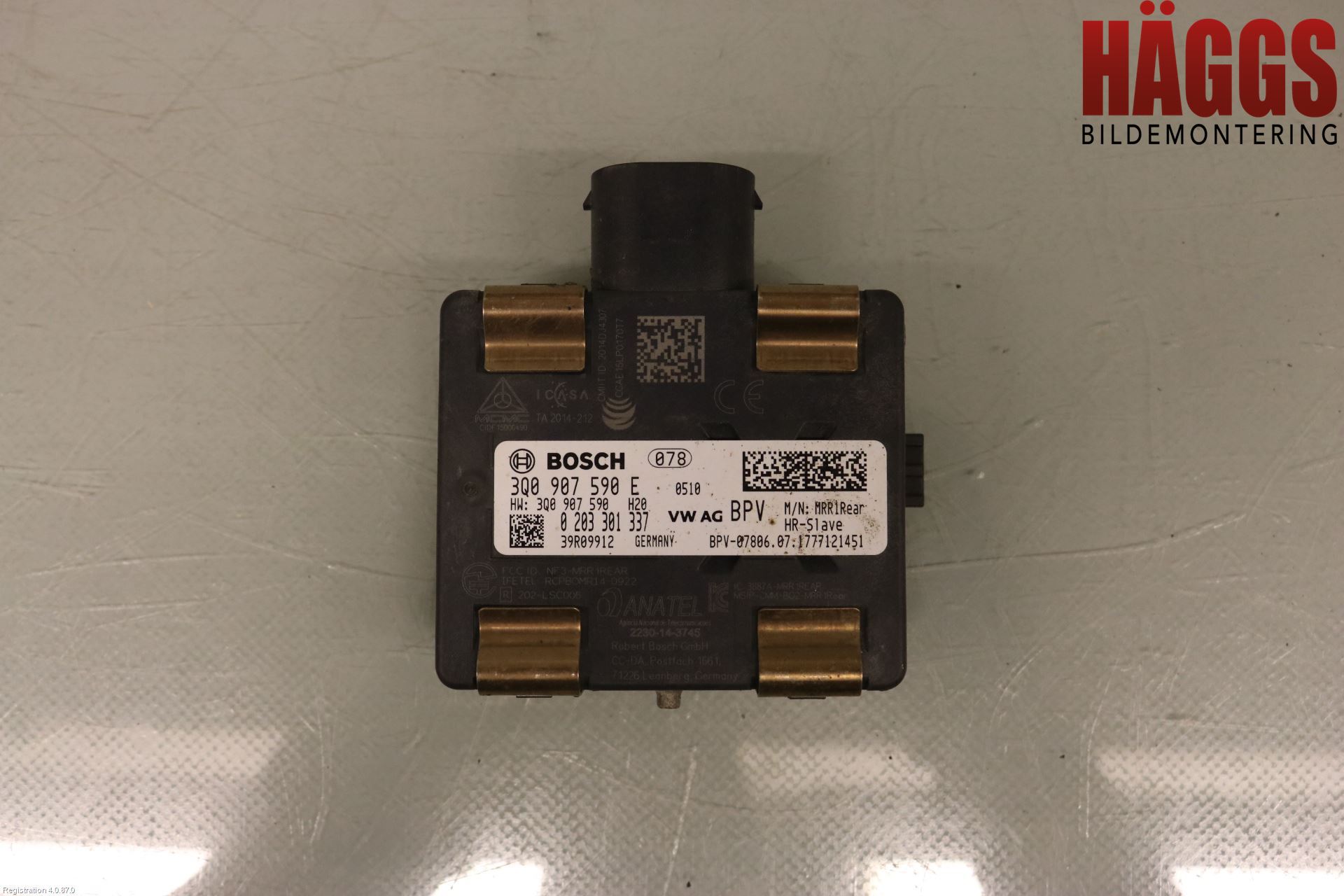 Volkswagen VW PASSAT 15-19 Sensor Aktivt Kollisionsskydd