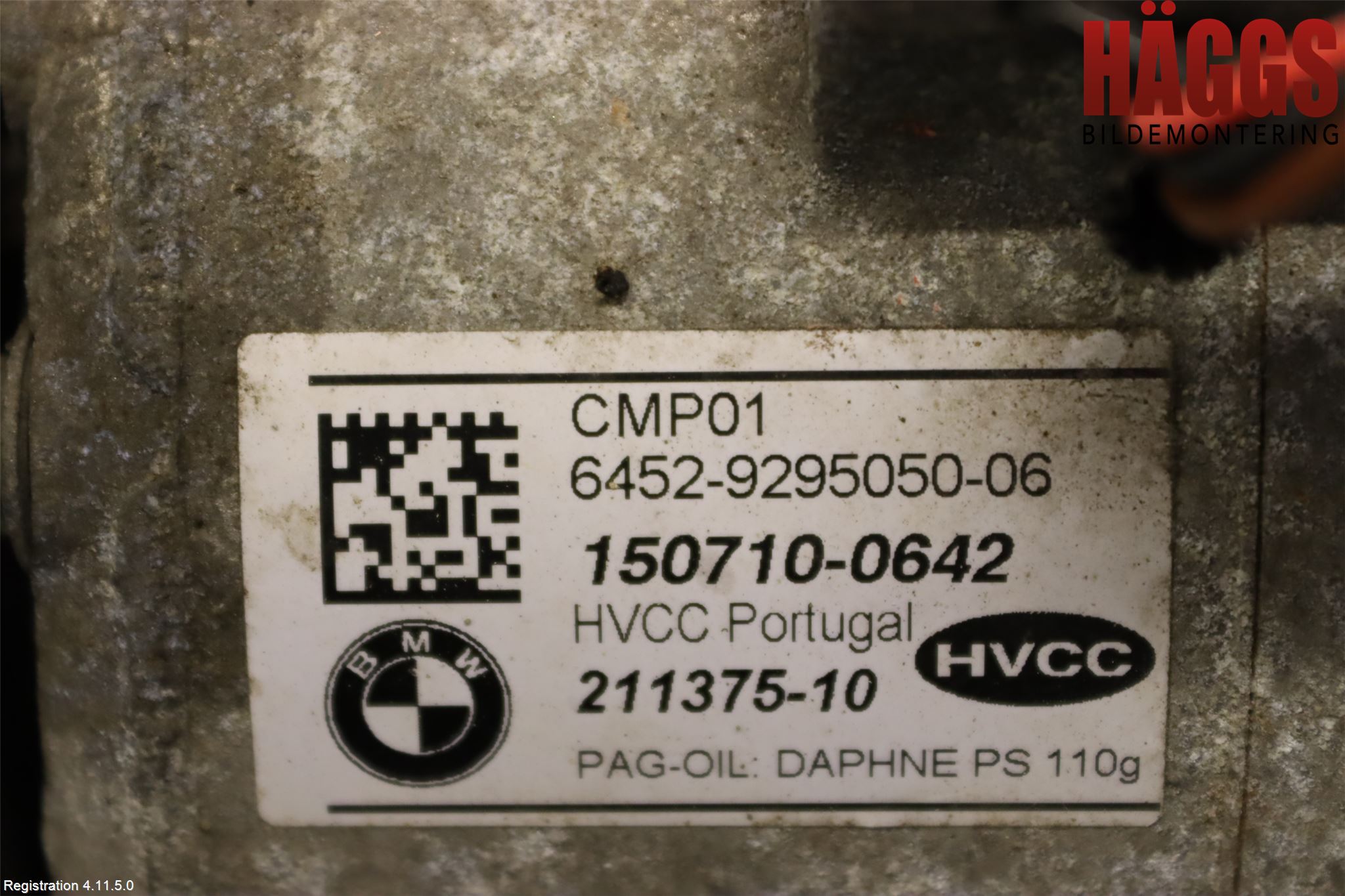 BMW X3 F25 10-17 Ac Kompressor