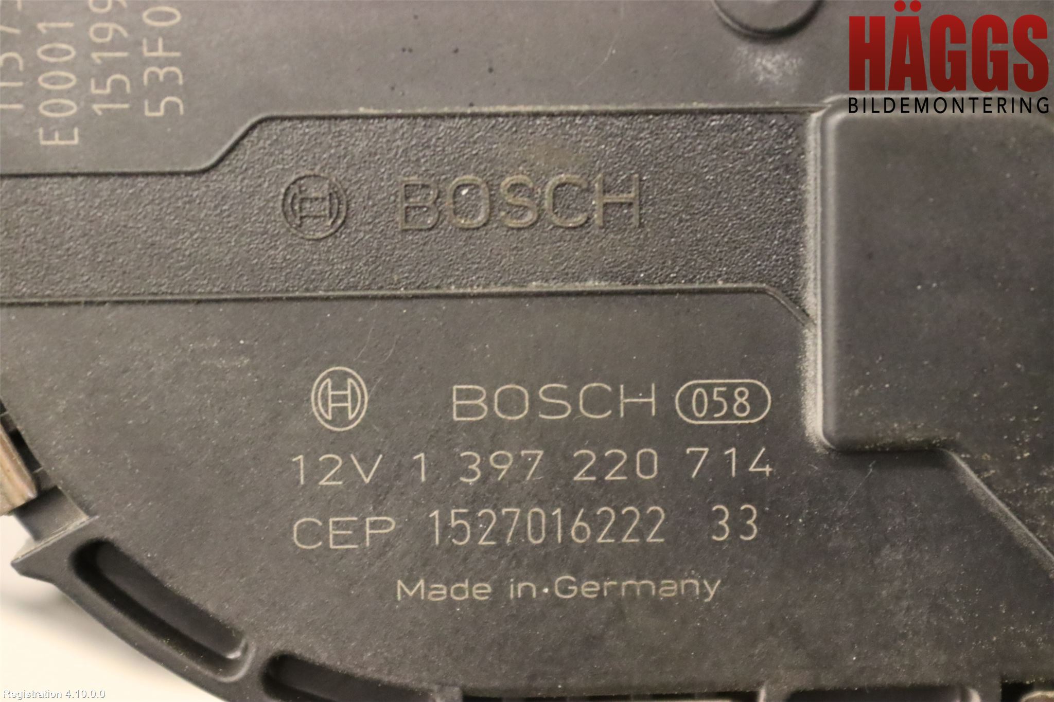 Opel ASTRA K 16-22 Torkarmotor Vindruta