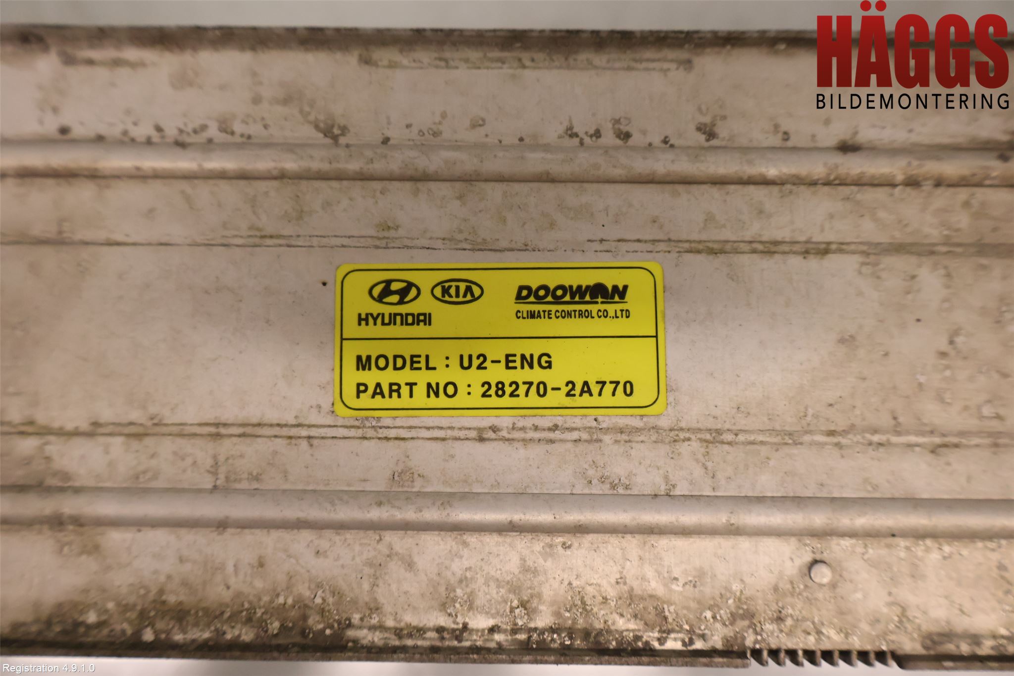 Kia CEED 12-18 Laddluft-Intercooler Kyl