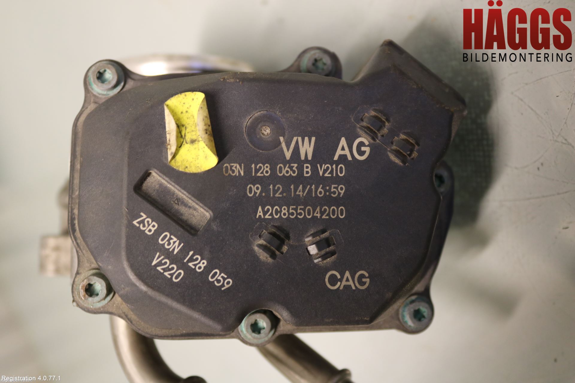 Volkswagen VW PASSAT 15-19 Injspjällhus