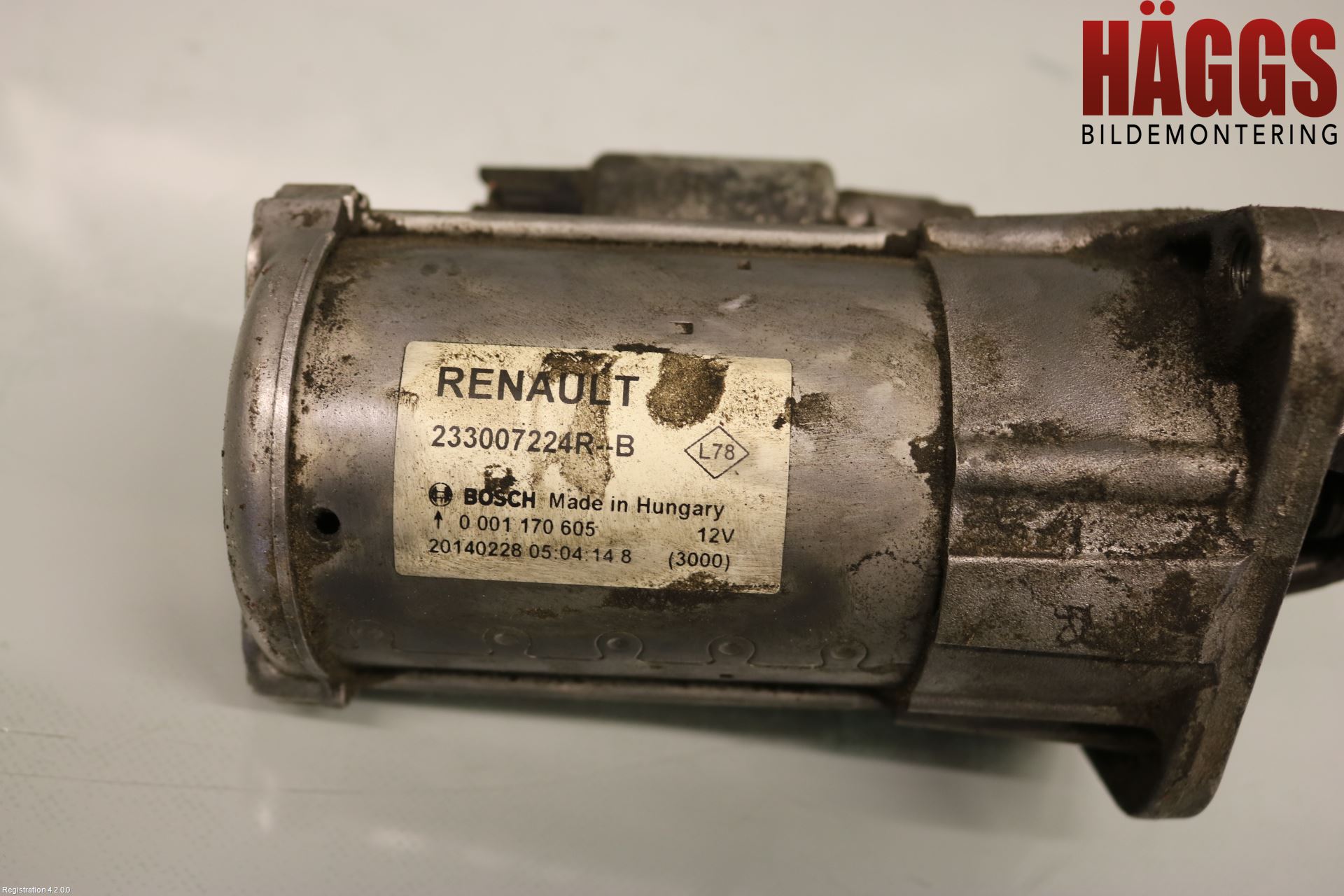 Nissan QASHQAI 14-17 Startmotor Diesel