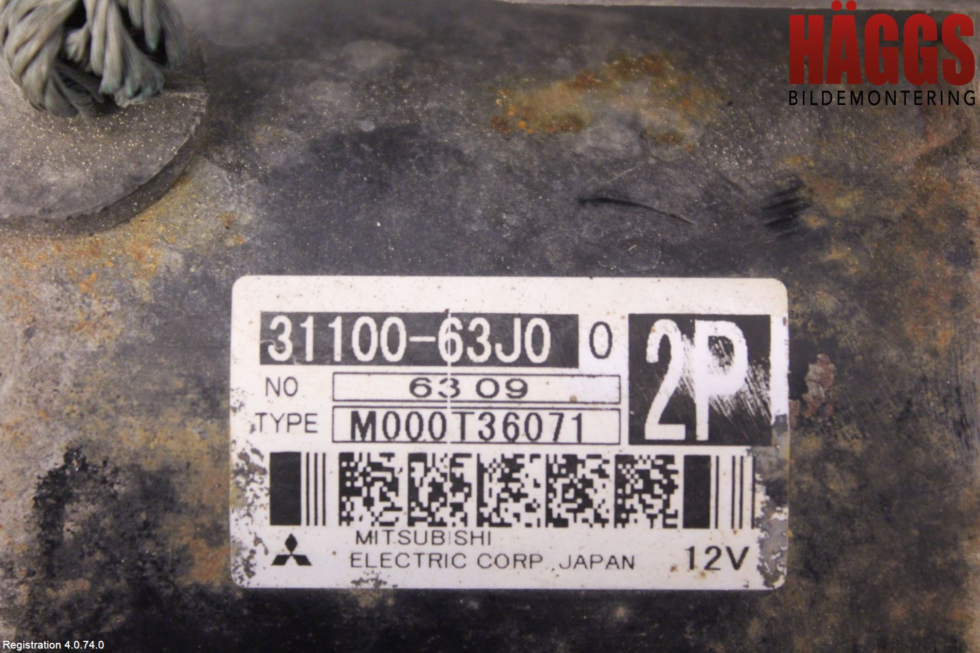 Suzuki SX4 06-09 Startmotor