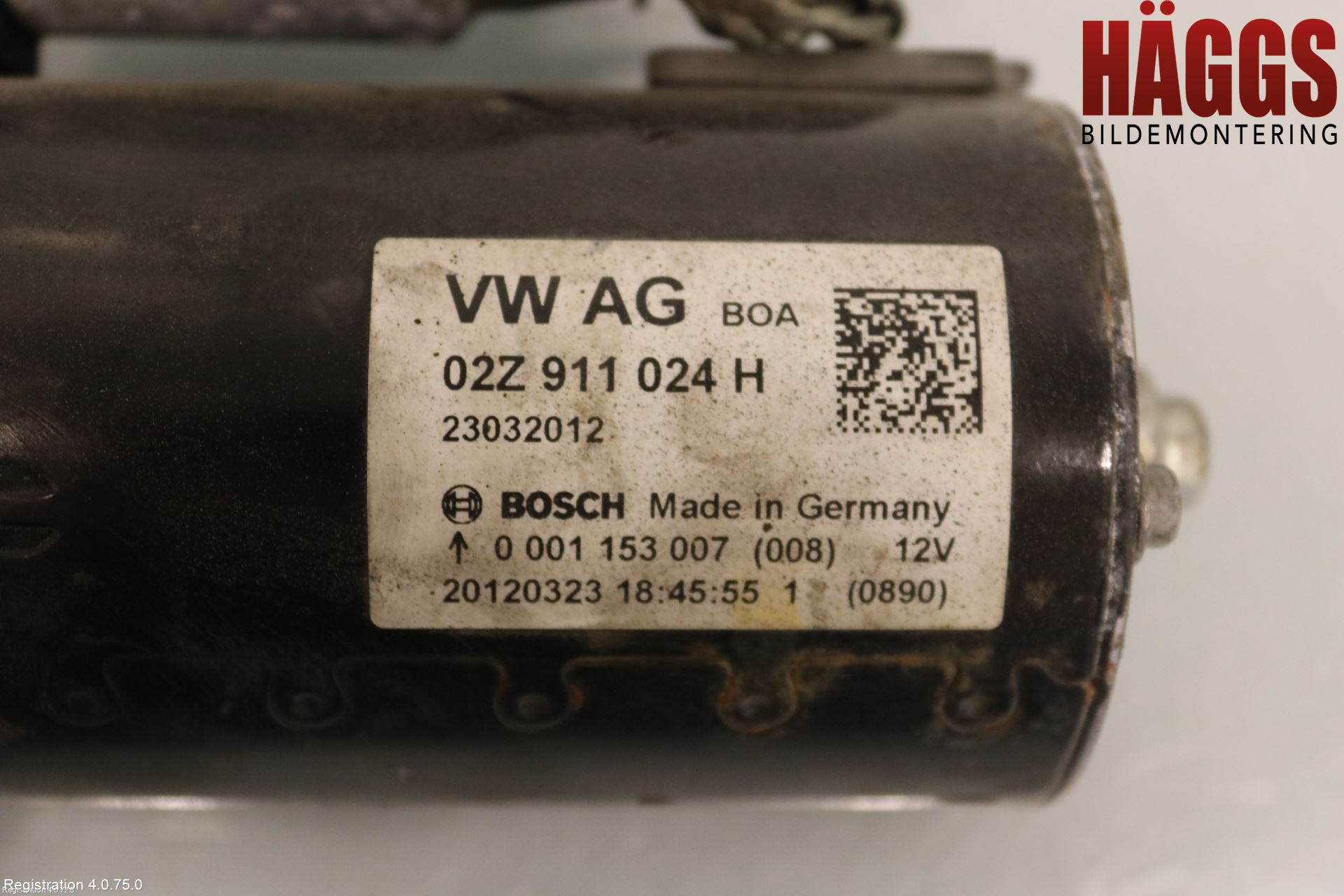 Volkswagen VW GOLF VI 09-13 Startmotor Diesel