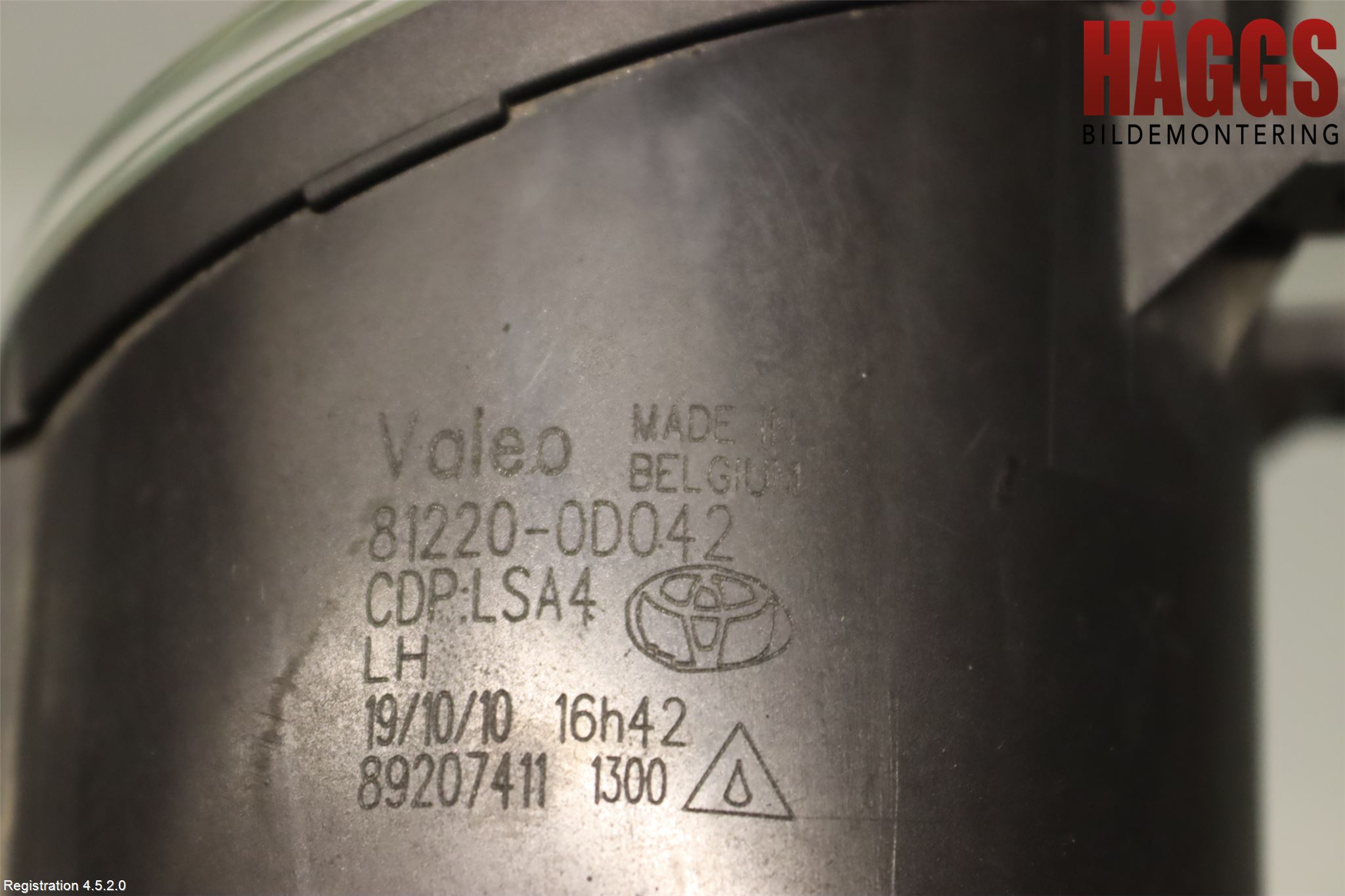 Toyota AVENSIS 09-15 Dimljus-Varselljus Fram