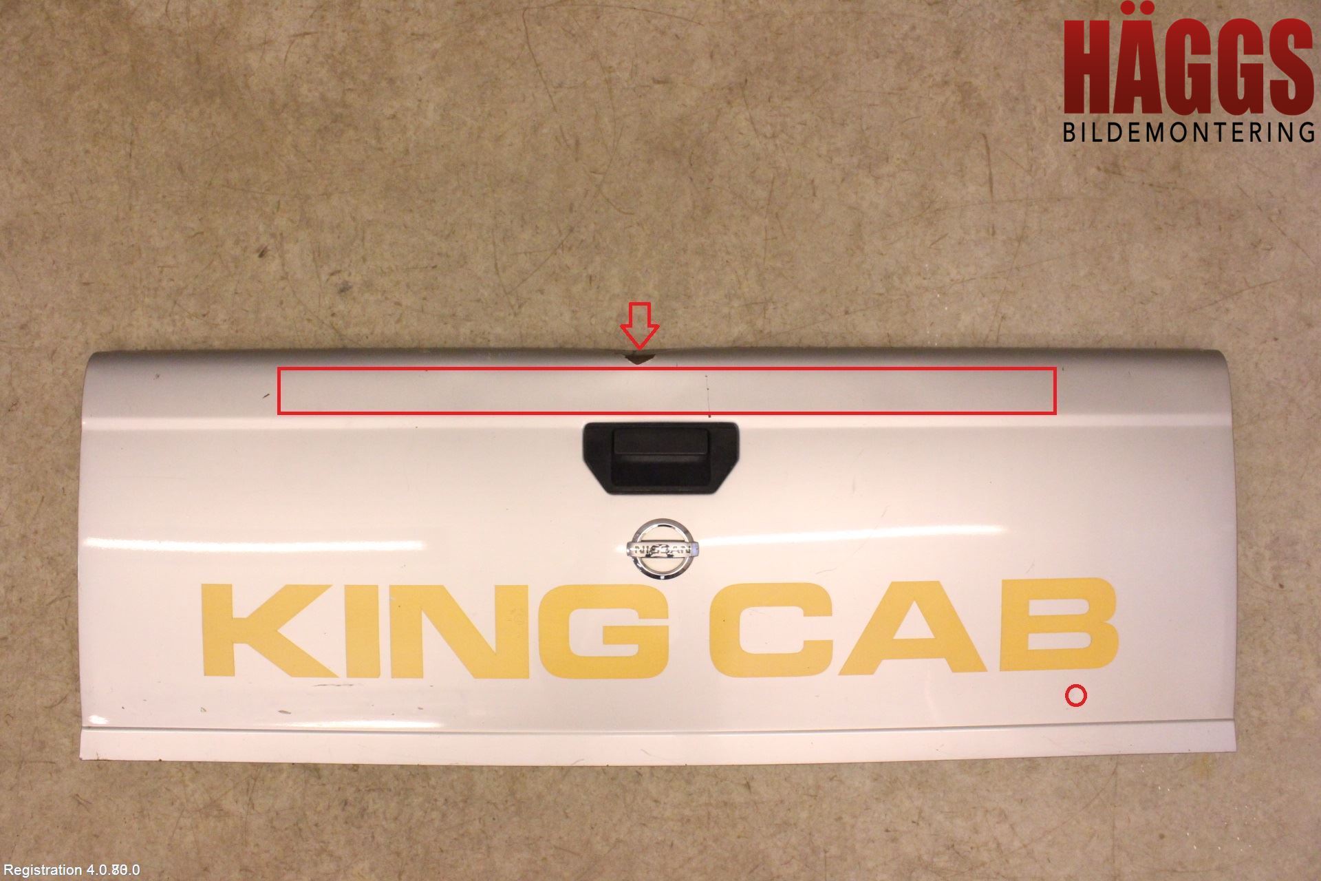 Nissan NP300 Flakläm