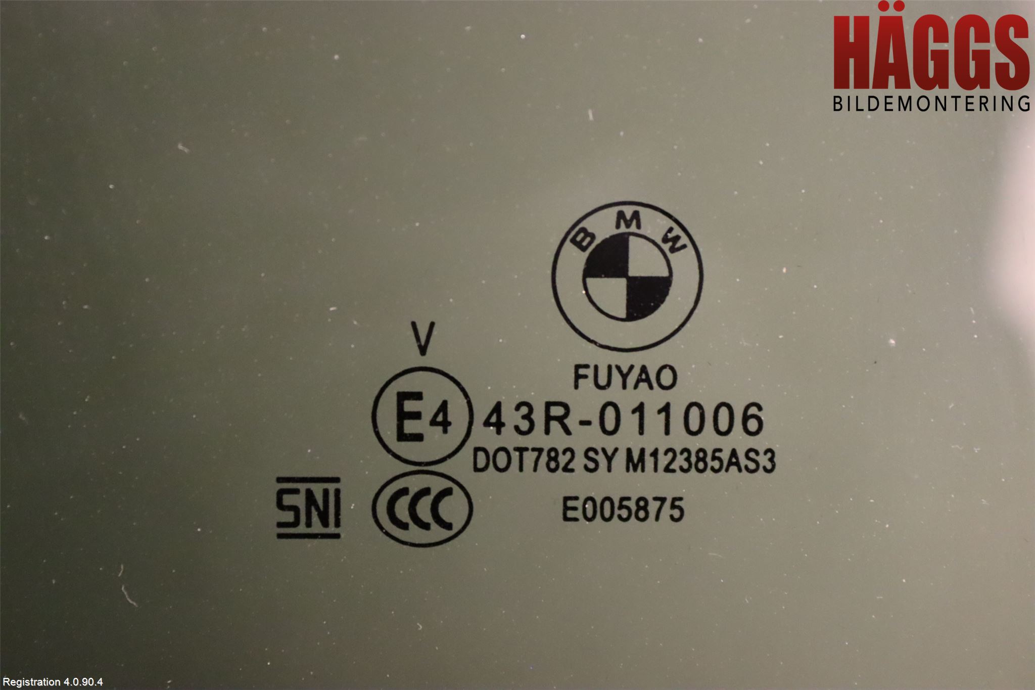 BMW 3 G20/G21/G80/G81 19- Dörruta Bak Höger