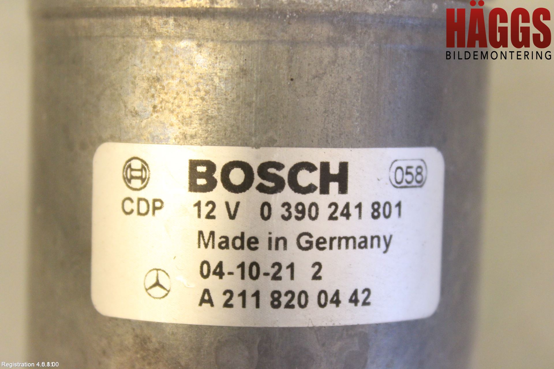 Mercedes-Benz MB CLS (C219) 03-11 Torkarmotor Vindruta